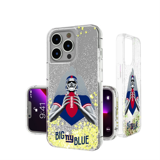 New York Giants 2024 Illustrated Limited Edition Glitter Phone Case-0