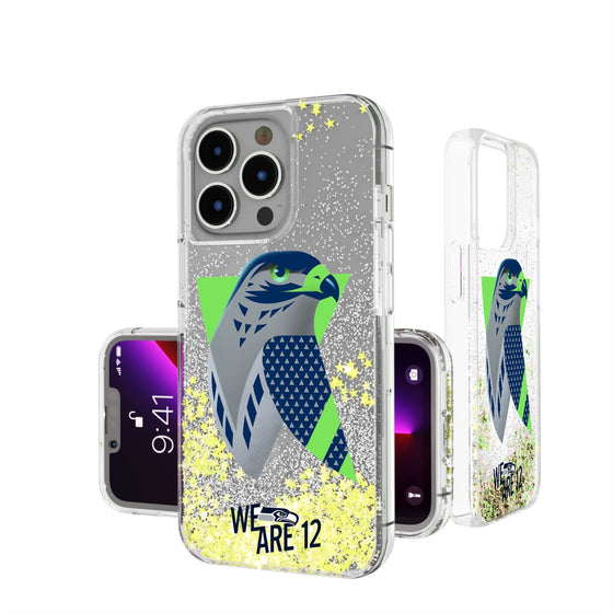 Seattle Seahawks 2024 Illustrated Limited Edition Glitter Phone Case-0