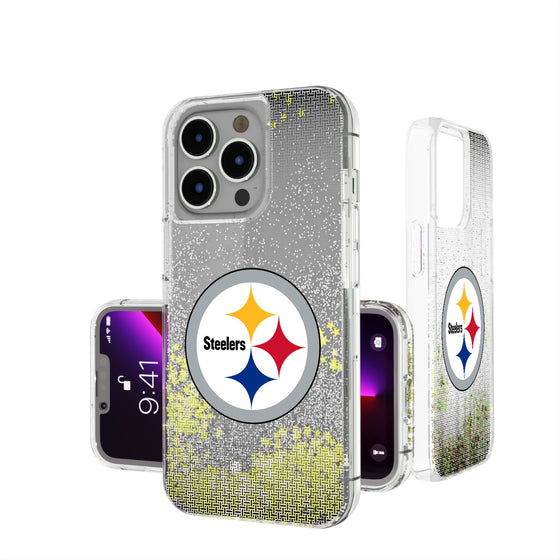 Pittsburgh Steelers Linen Glitter Phone Case - Sports Gifts, Sports Memorabilia, Sports Collectibles, Fan Shop