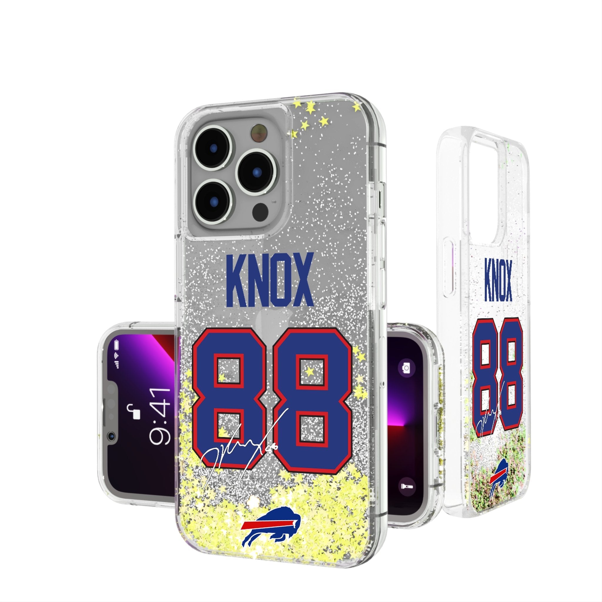 Dawson Knox Buffalo Bills 88 Ready Glitter Phone Case - Sports Gifts, Sports Memorabilia, Sports Collectibles, Fan Shop