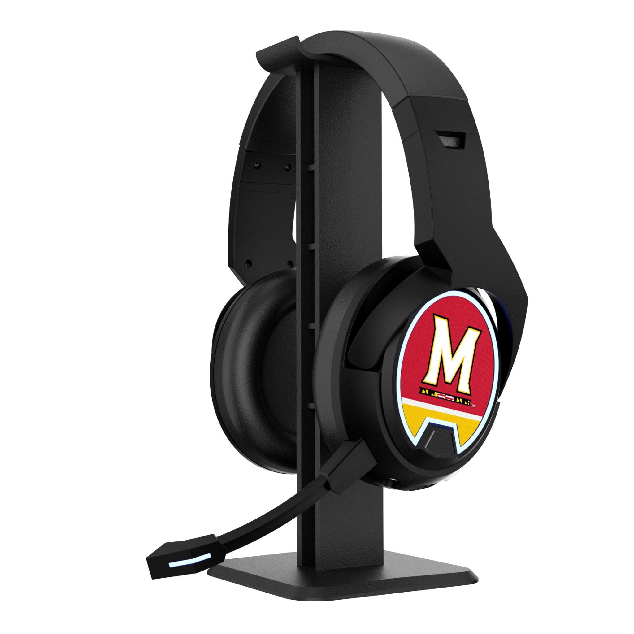 University of Maryland Terrapins Stripe Gaming Headphones - Sports Gifts, Sports Memorabilia, Sports Collectibles, Fan Shop