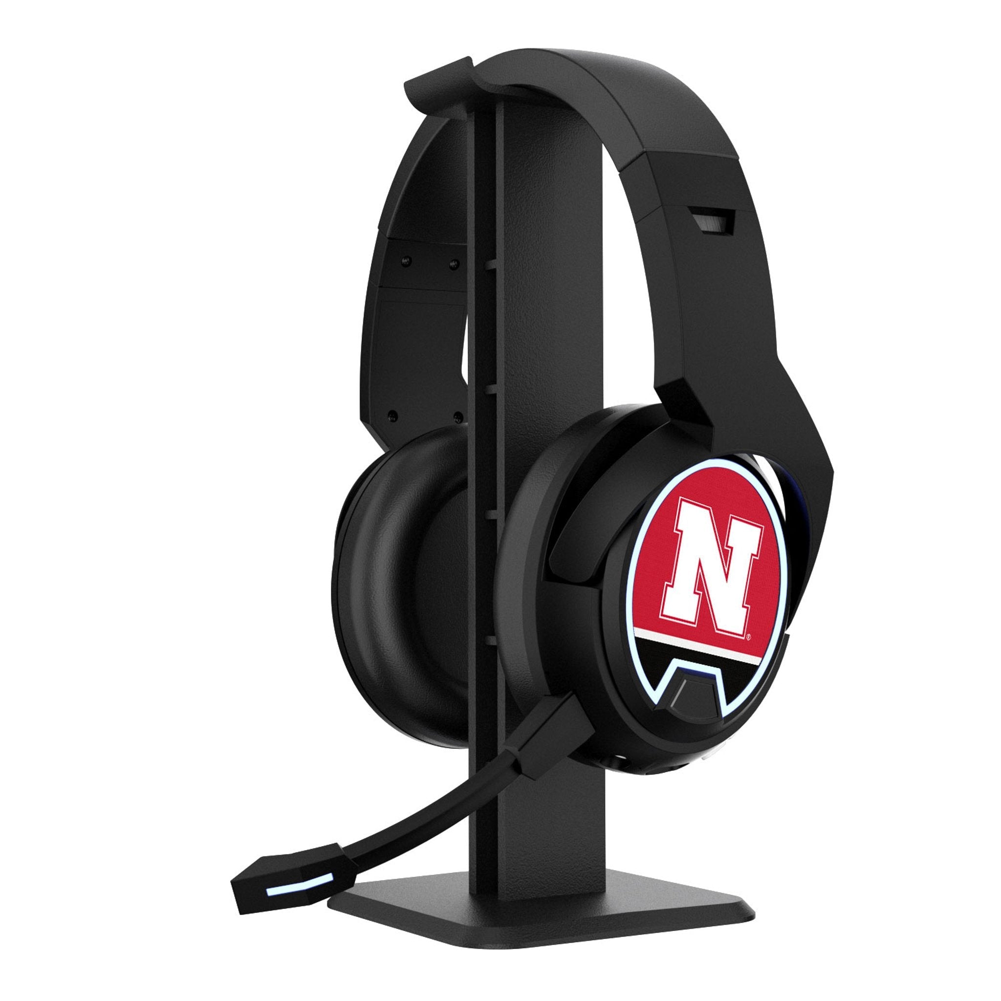 University of Nebraska Huskers Block N Stripe Gaming Headphones - Sports Gifts, Sports Memorabilia, Sports Collectibles, Fan Shop