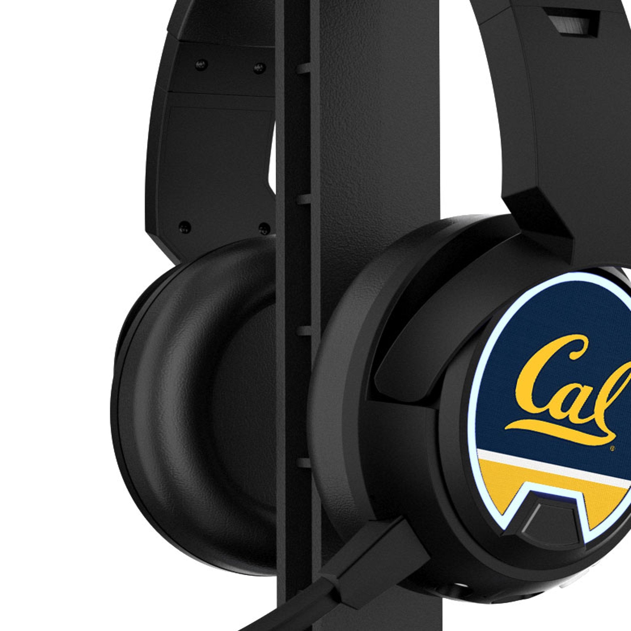 University of California Berkeley Golden Bears Stripe Gaming Headphones - Sports Gifts, Sports Memorabilia, Sports Collectibles, Fan Shop