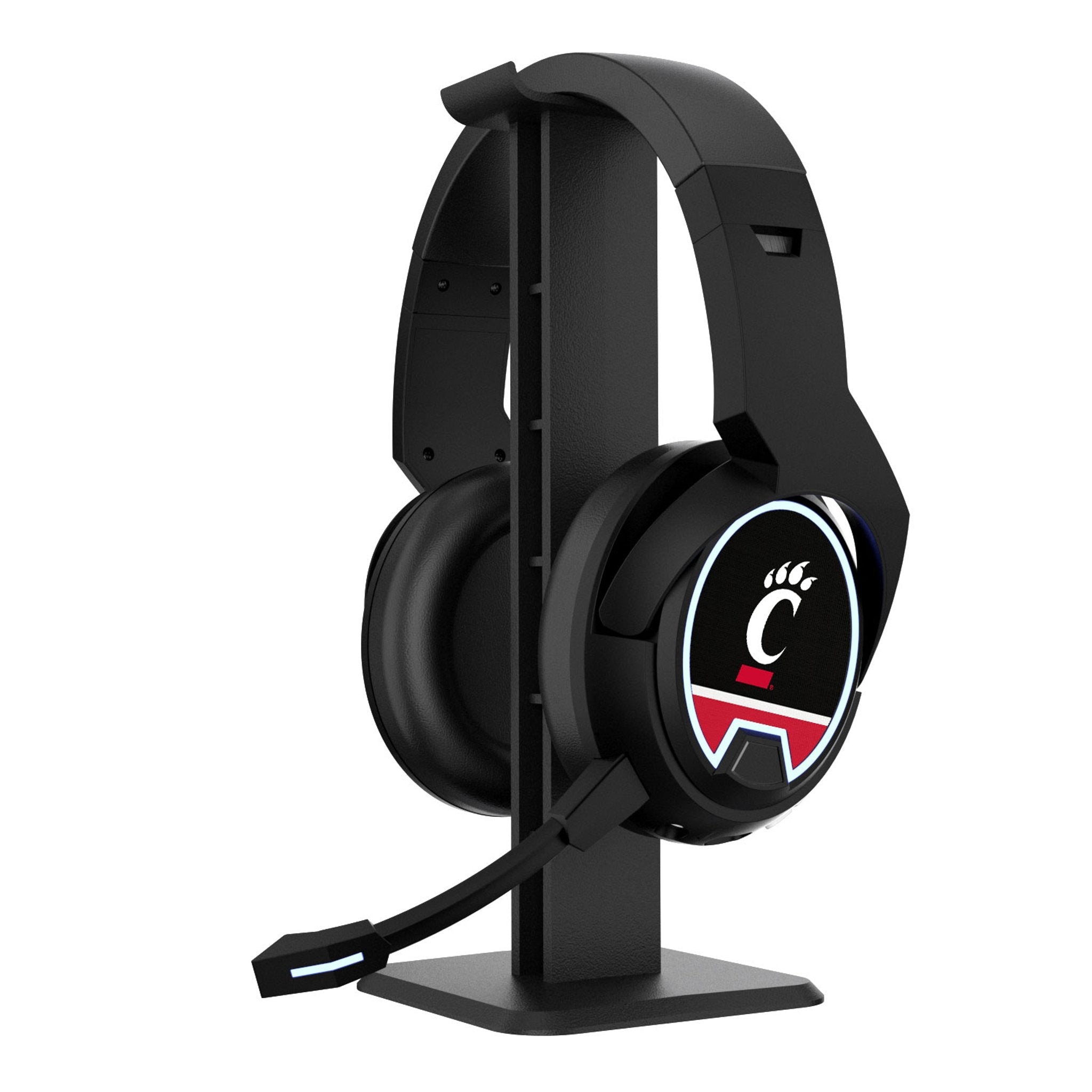 University of Cincinnati Bearcats Stripe Gaming Headphones - Sports Gifts, Sports Memorabilia, Sports Collectibles, Fan Shop