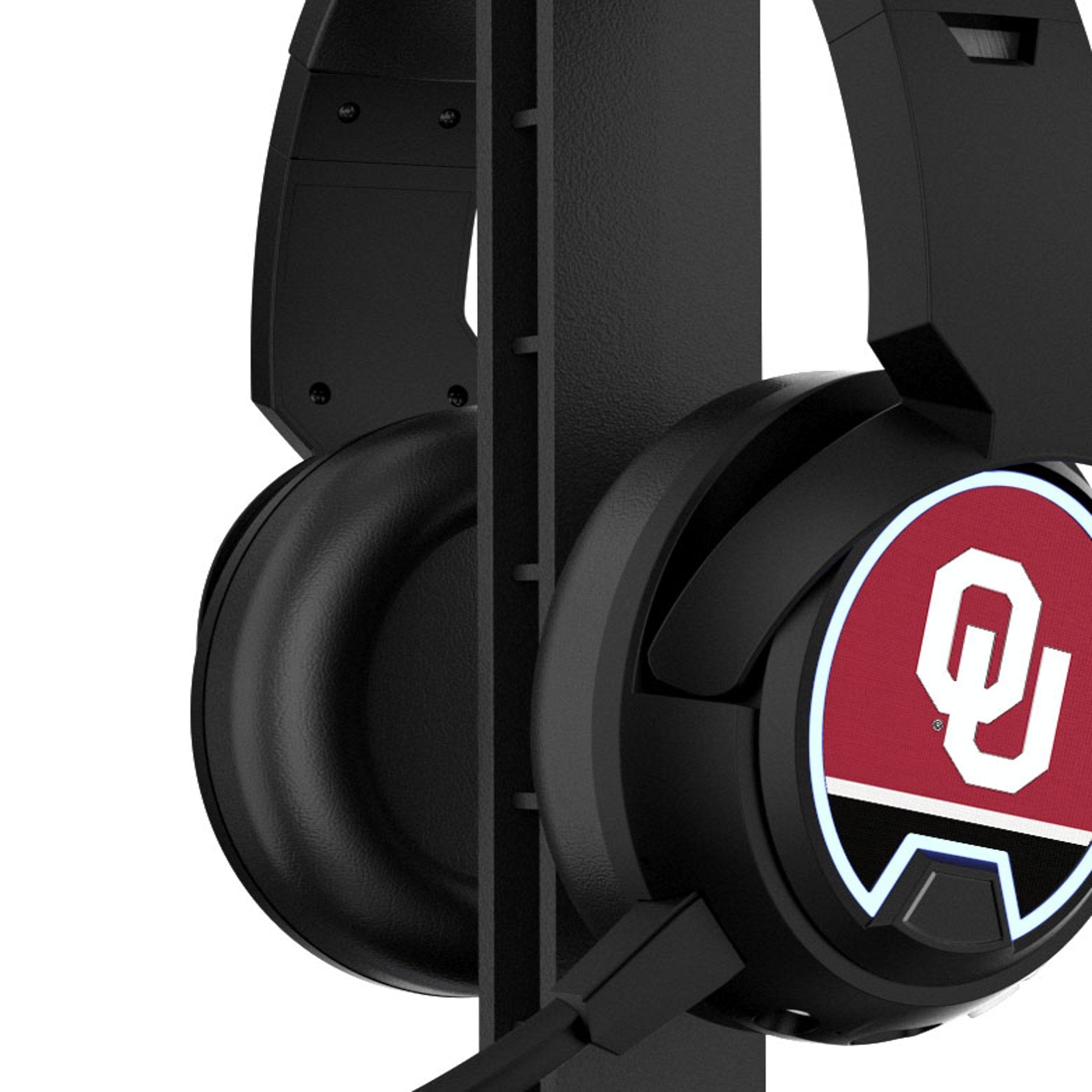 University of Oklahoma Sooners Stripe Gaming Headphones - Sports Gifts, Sports Memorabilia, Sports Collectibles, Fan Shop