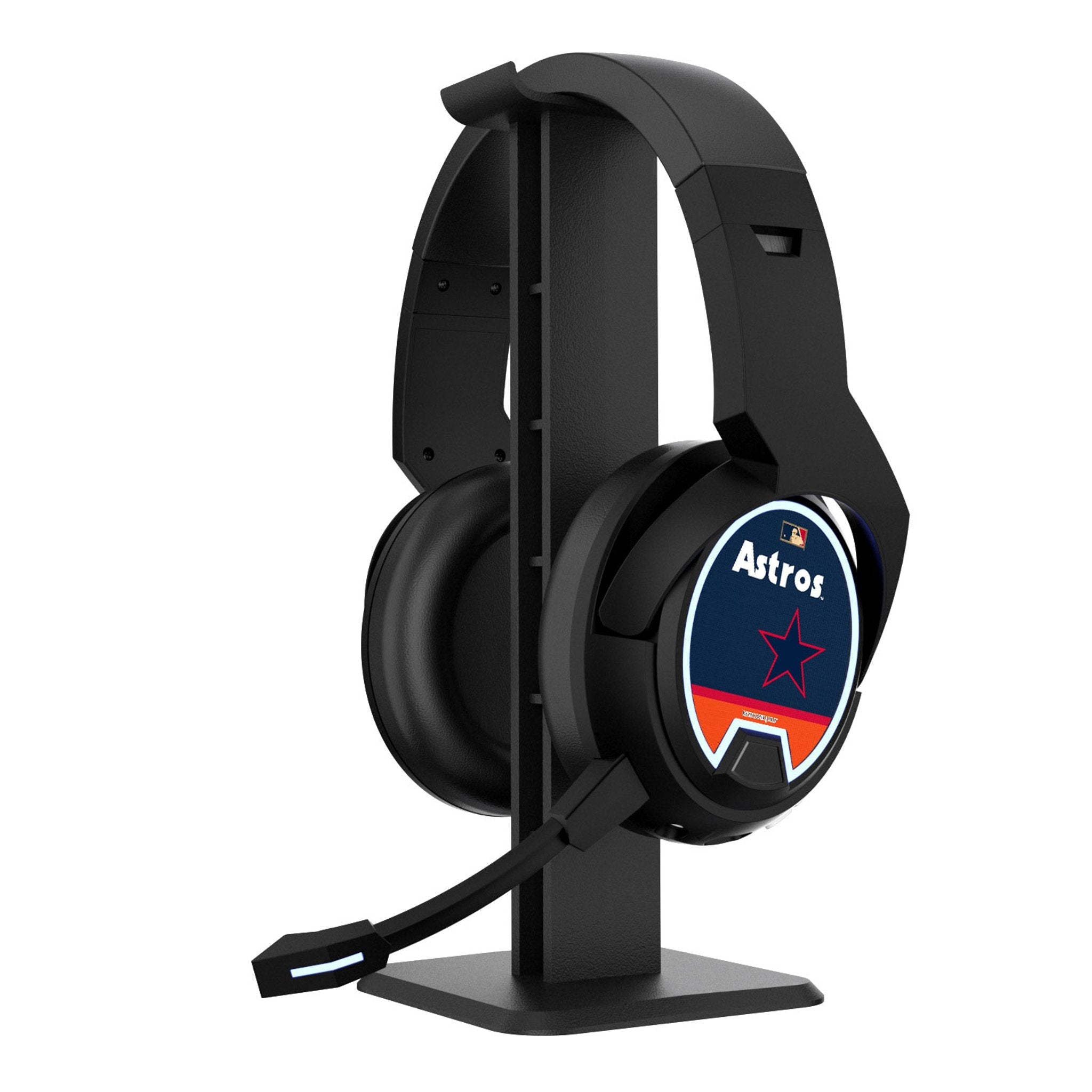 Houston Astros 1975-1981 - Cooperstown Collection Stripe Gaming Headphones - Sports Gifts, Sports Memorabilia, Sports Collectibles, Fan Shop