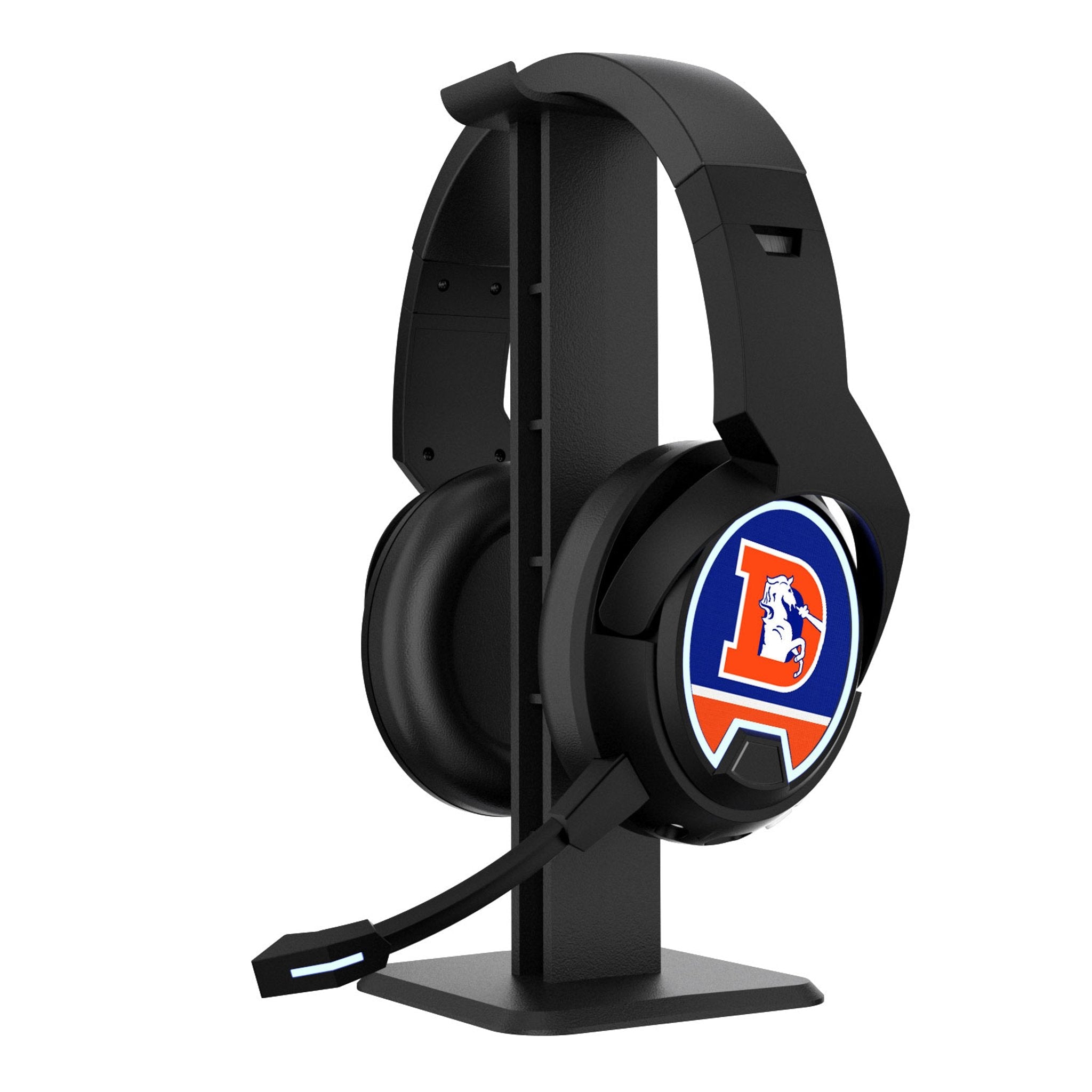 Denver Broncos 1993-1996 Historic Collection Stripe Gaming Headphones - Sports Gifts, Sports Memorabilia, Sports Collectibles, Fan Shop