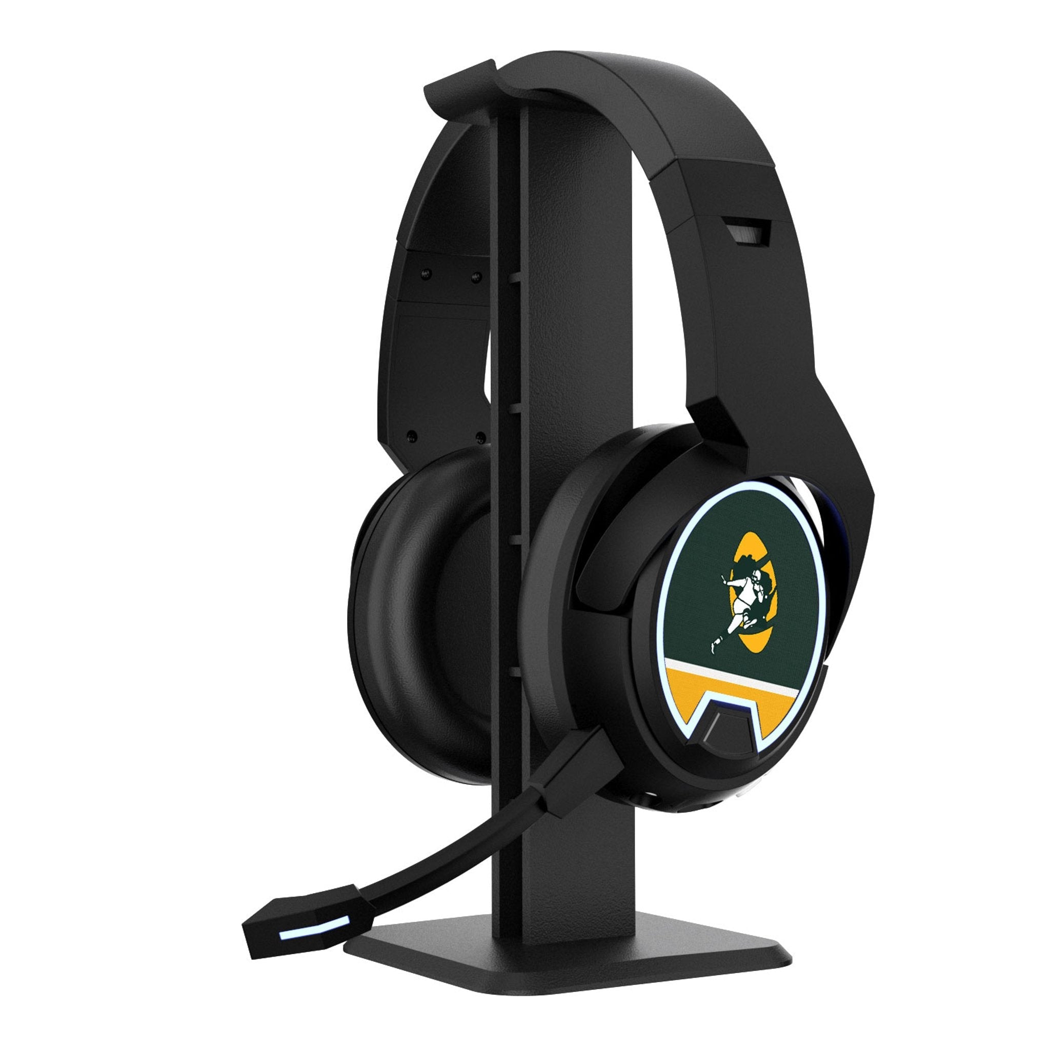 Green Bay Packers Historic Collection Stripe Gaming Headphones - Sports Gifts, Sports Memorabilia, Sports Collectibles, Fan Shop