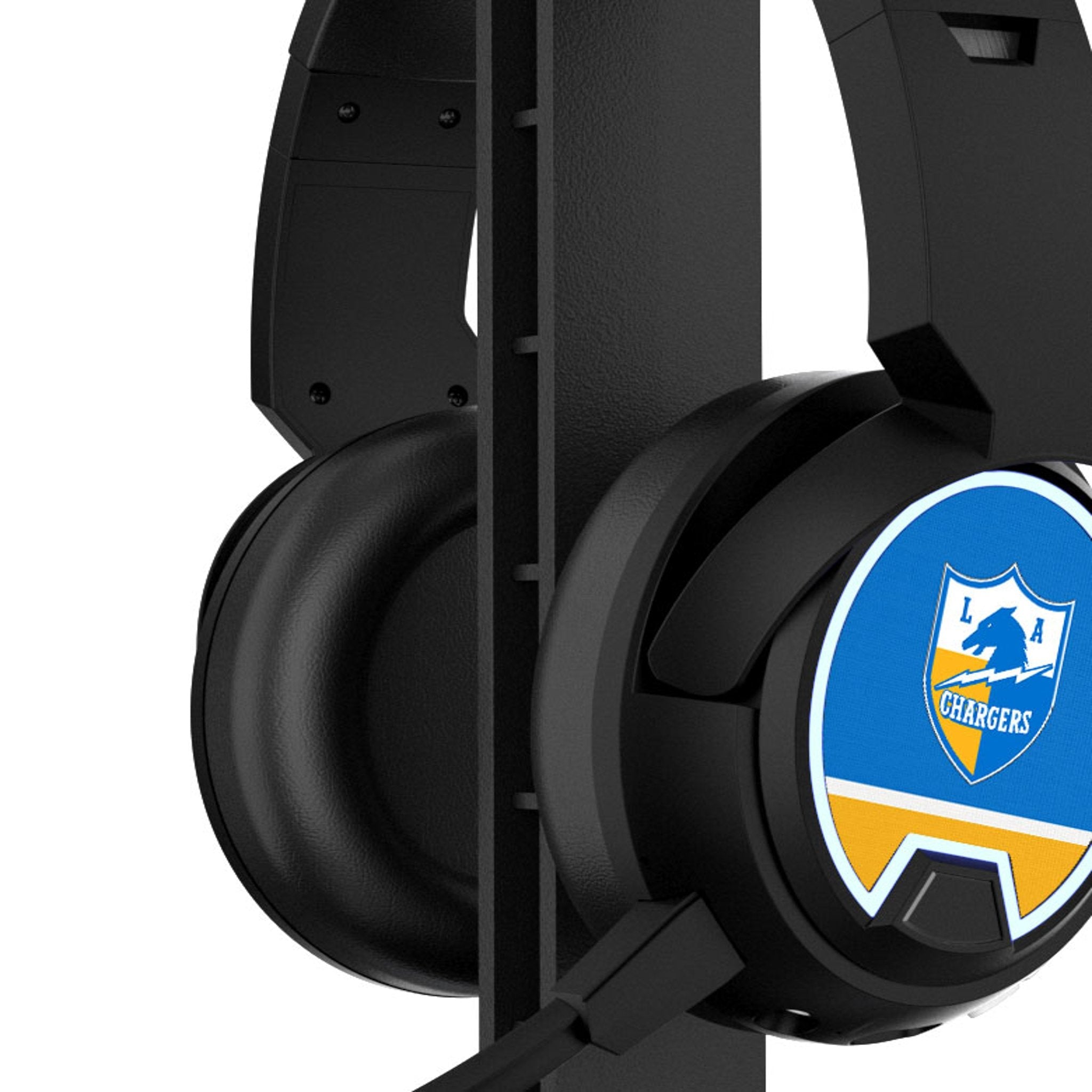 Los Angeles Chargers Historic Collection Stripe Gaming Headphones - Sports Gifts, Sports Memorabilia, Sports Collectibles, Fan Shop
