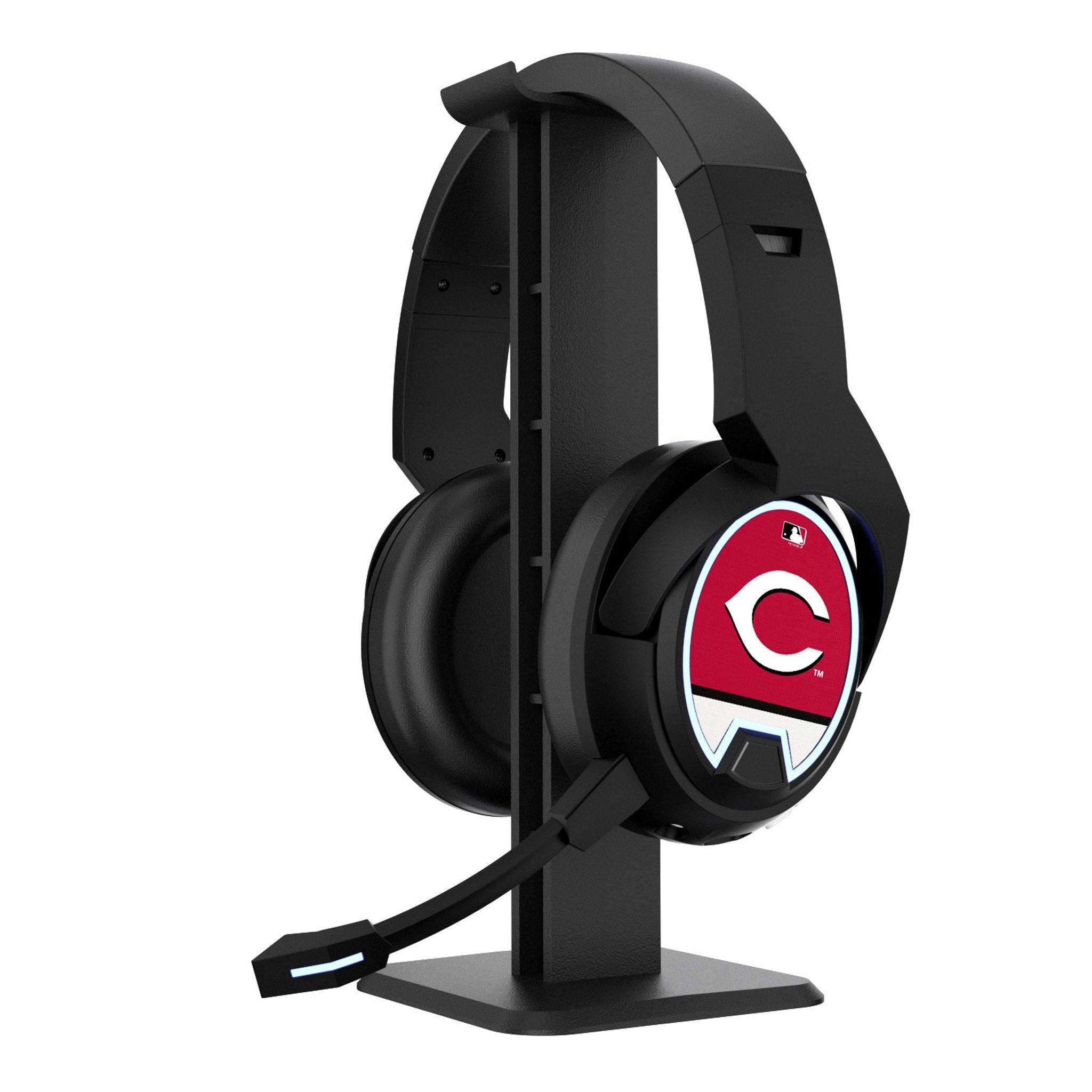 Cincinnati Reds Stripe Gaming Headphones - Sports Gifts, Sports Memorabilia, Sports Collectibles, Fan Shop