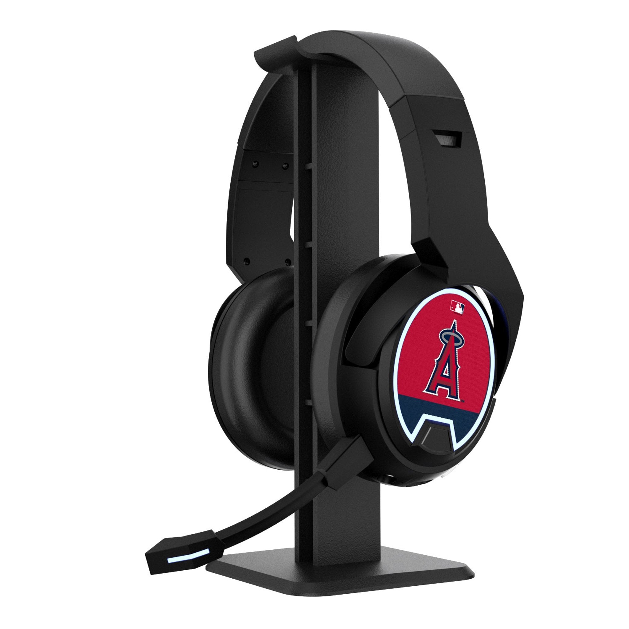 Los Angeles Angels Stripe Gaming Headphones - Sports Gifts, Sports Memorabilia, Sports Collectibles, Fan Shop
