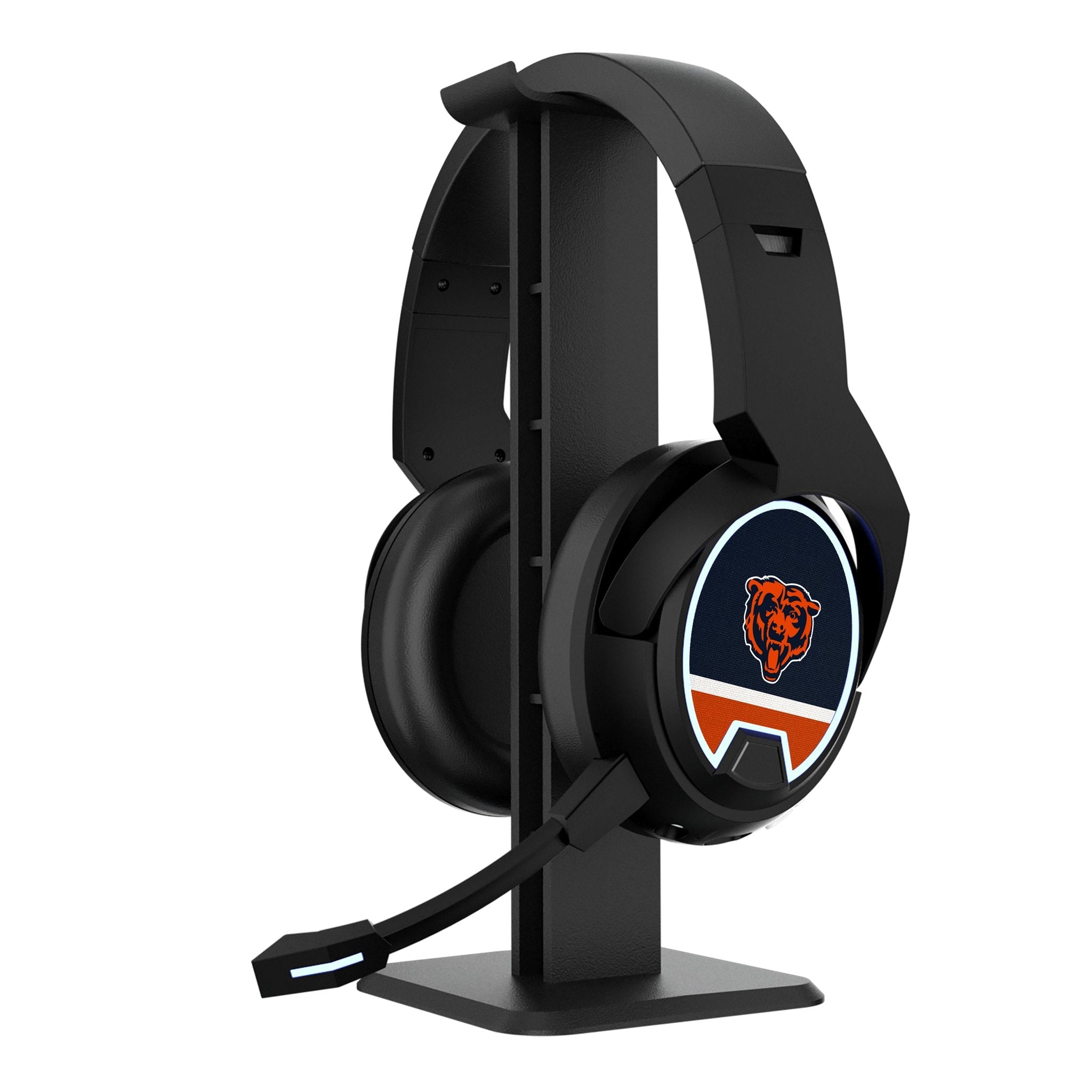 Chicago Bears Stripe Gaming Headphones - Sports Gifts, Sports Memorabilia, Sports Collectibles, Fan Shop