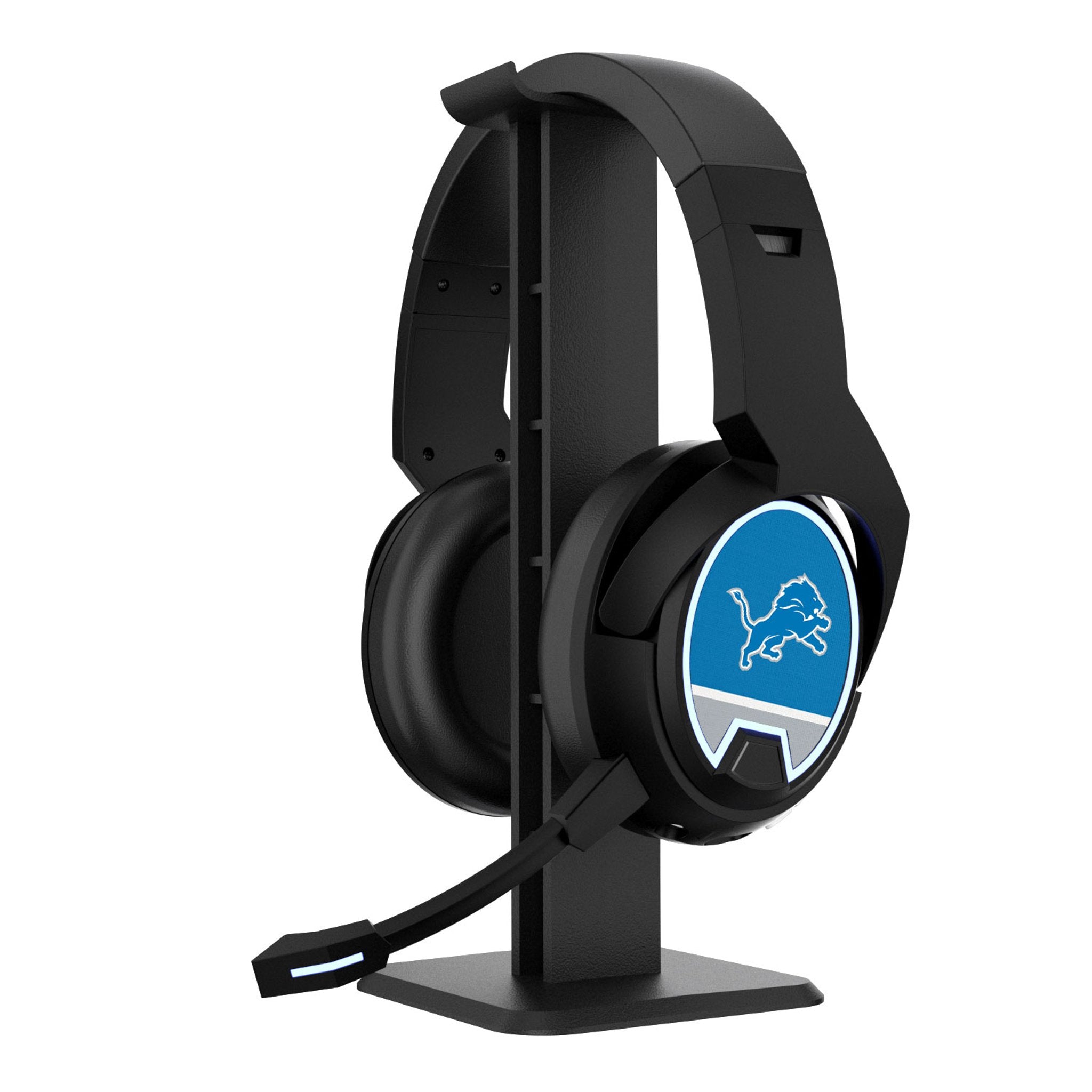 Detroit Lions Stripe Gaming Headphones - Sports Gifts, Sports Memorabilia, Sports Collectibles, Fan Shop