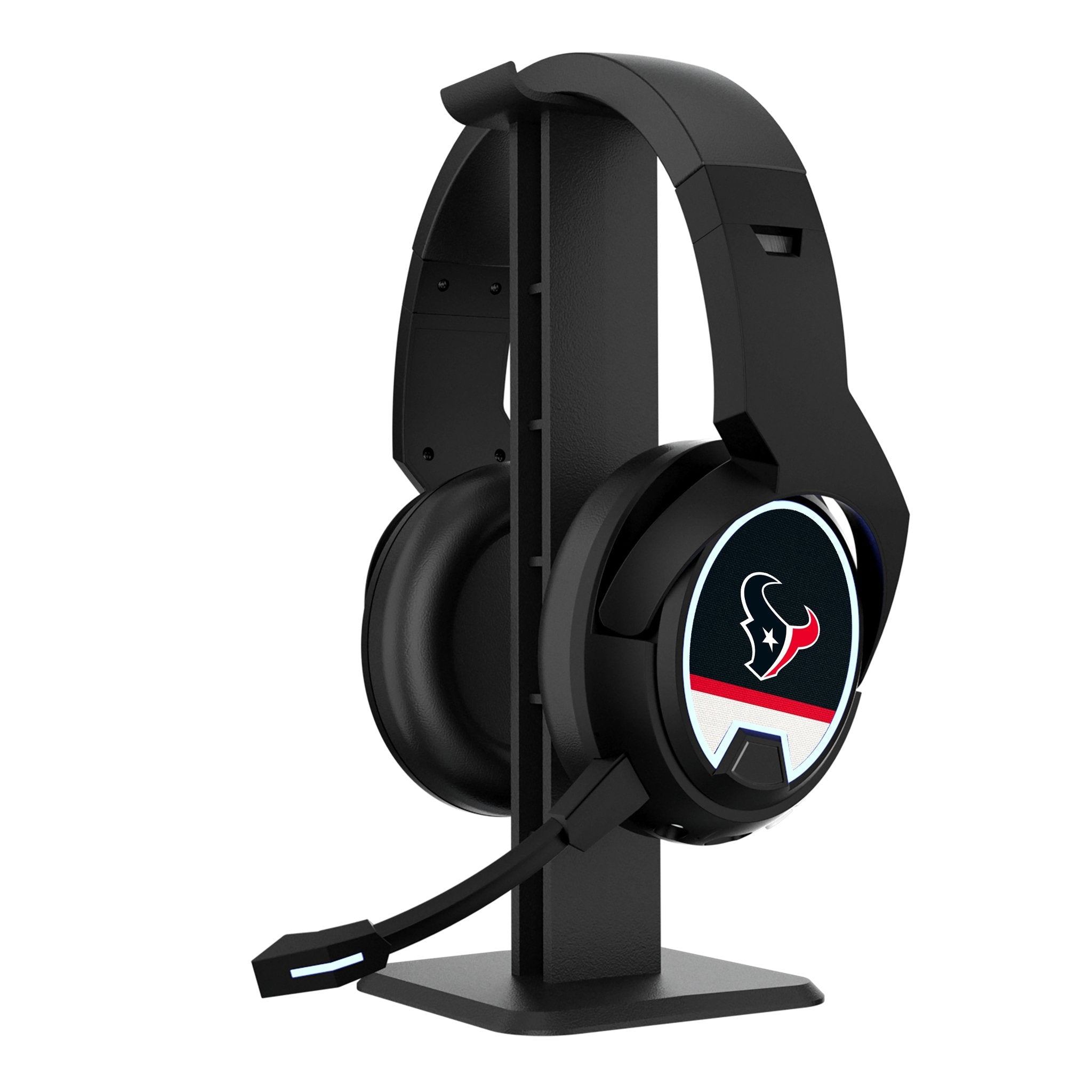 Houston Texans Stripe Gaming Headphones - Sports Gifts, Sports Memorabilia, Sports Collectibles, Fan Shop