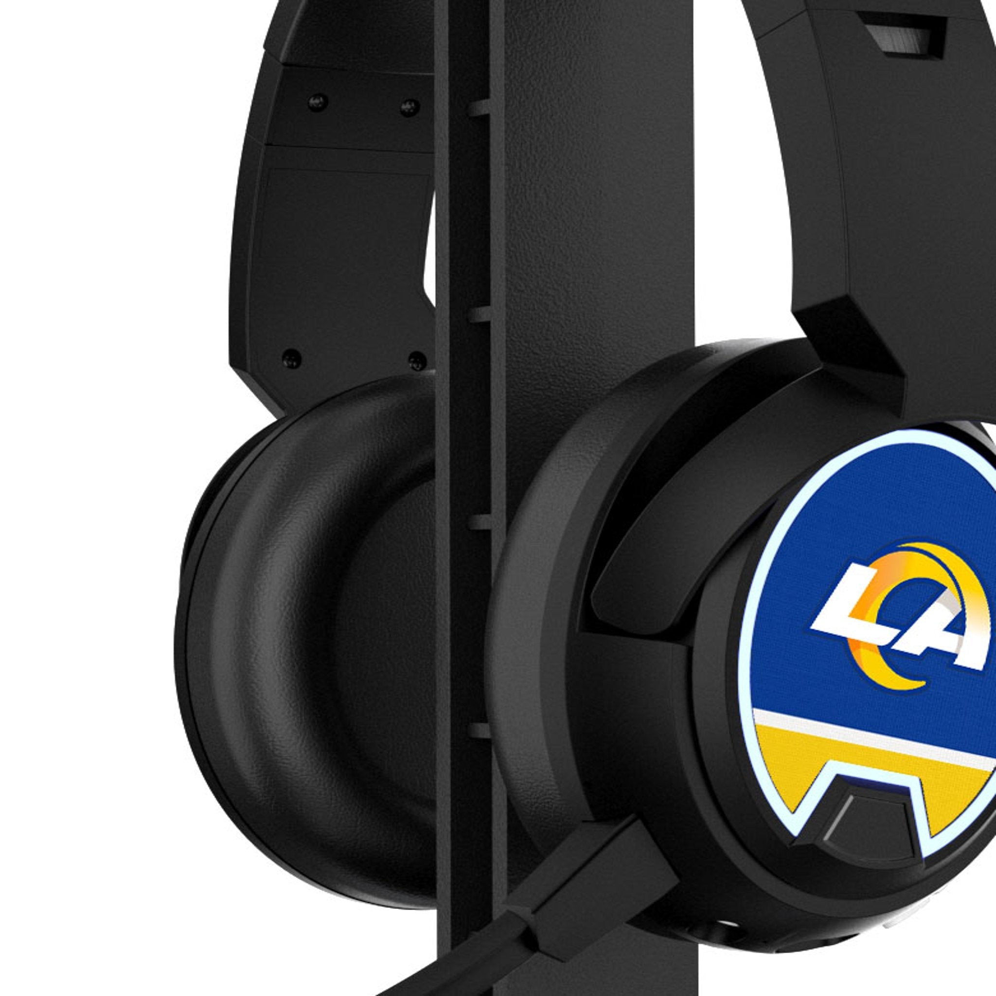 Los Angeles Rams Stripe Gaming Headphones - Sports Gifts, Sports Memorabilia, Sports Collectibles, Fan Shop