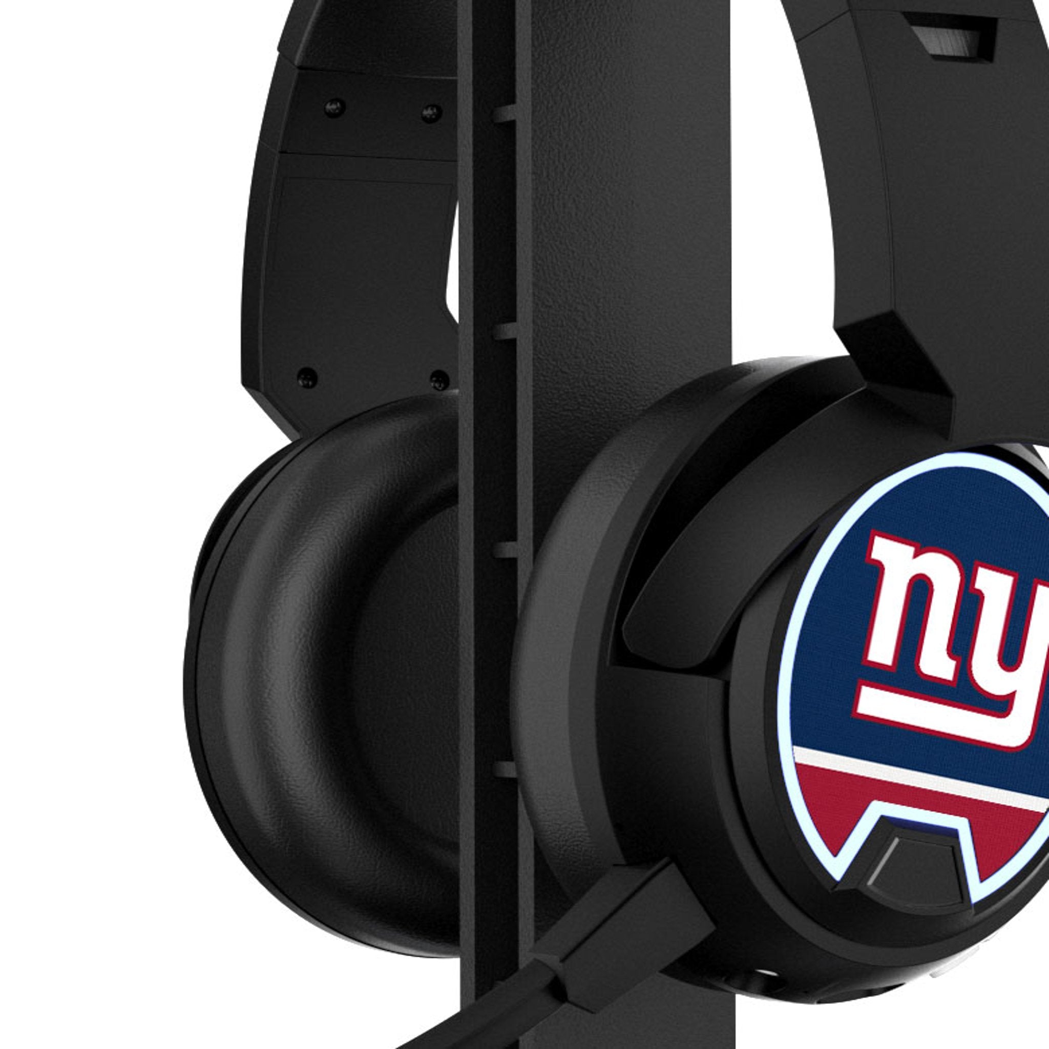 New York Giants Stripe Gaming Headphones - Sports Gifts, Sports Memorabilia, Sports Collectibles, Fan Shop