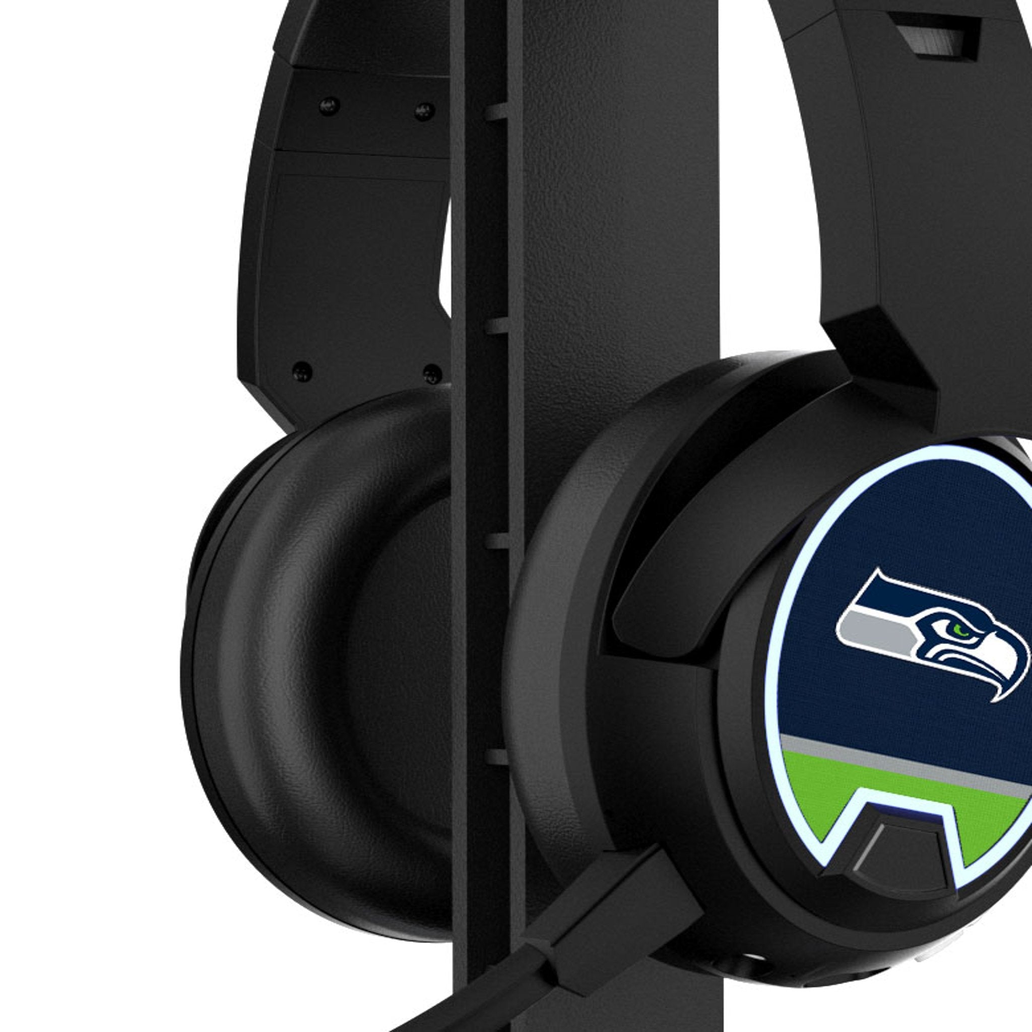 Seattle Seahawks Stripe Gaming Headphones - Sports Gifts, Sports Memorabilia, Sports Collectibles, Fan Shop