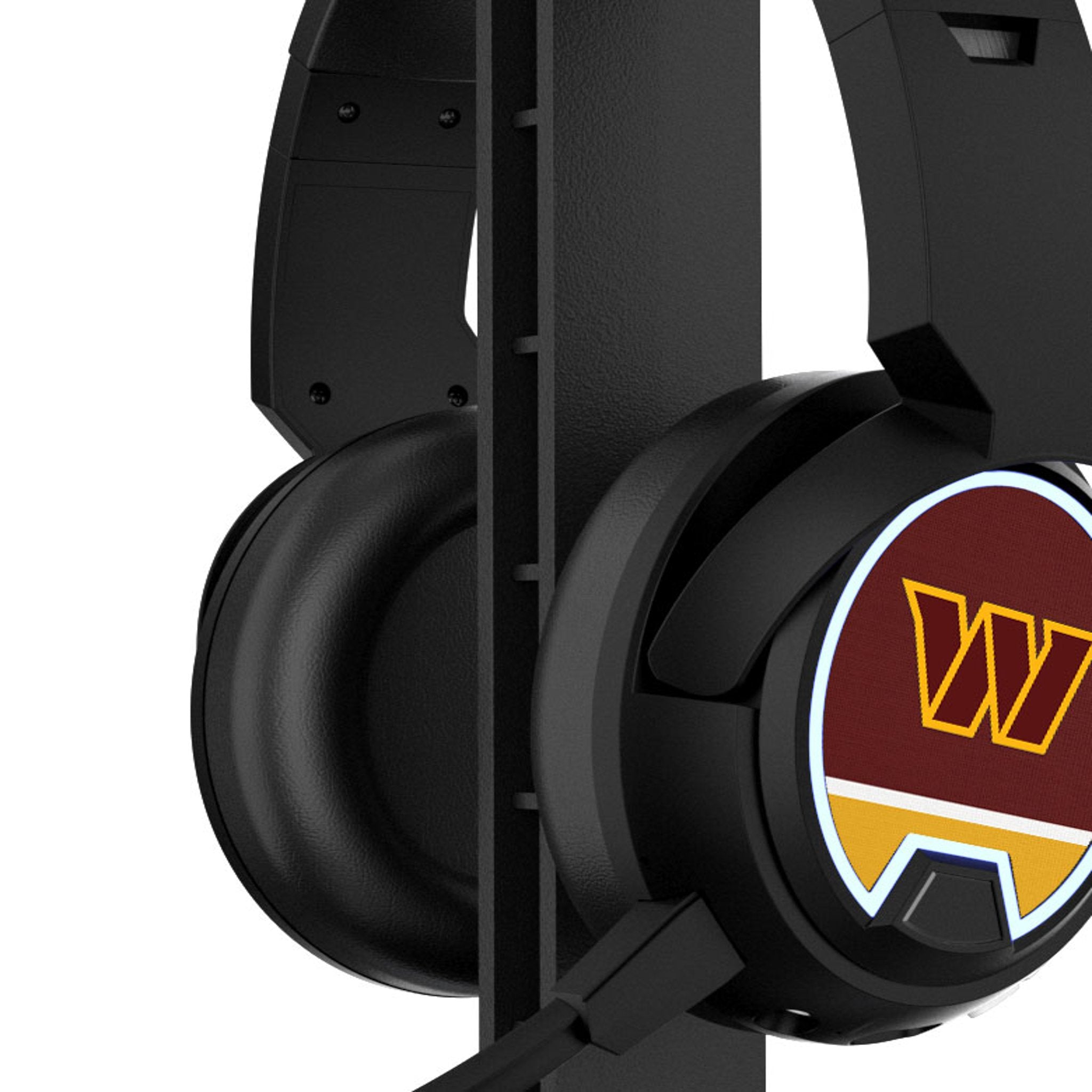 Washington Commanders Stripe Gaming Headphones - Sports Gifts, Sports Memorabilia, Sports Collectibles, Fan Shop