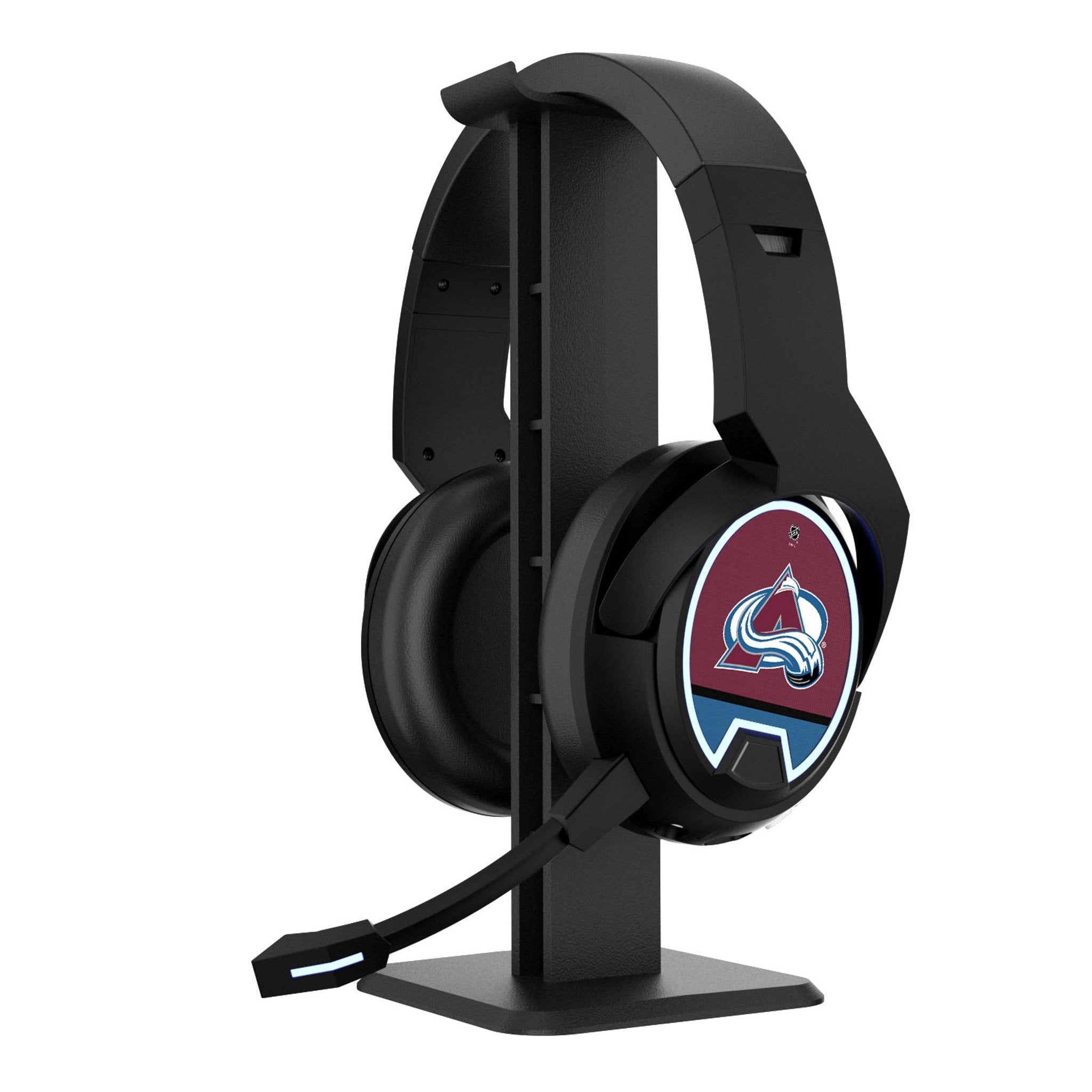 Colorado Avalanche Stripe Gaming Headphones - Sports Gifts, Sports Memorabilia, Sports Collectibles, Fan Shop
