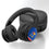 University of Kansas Jayhawks Stripe Wireless Over-Ear BT Headphones With Case - Sports Gifts, Sports Memorabilia, Sports Collectibles, Fan Shop