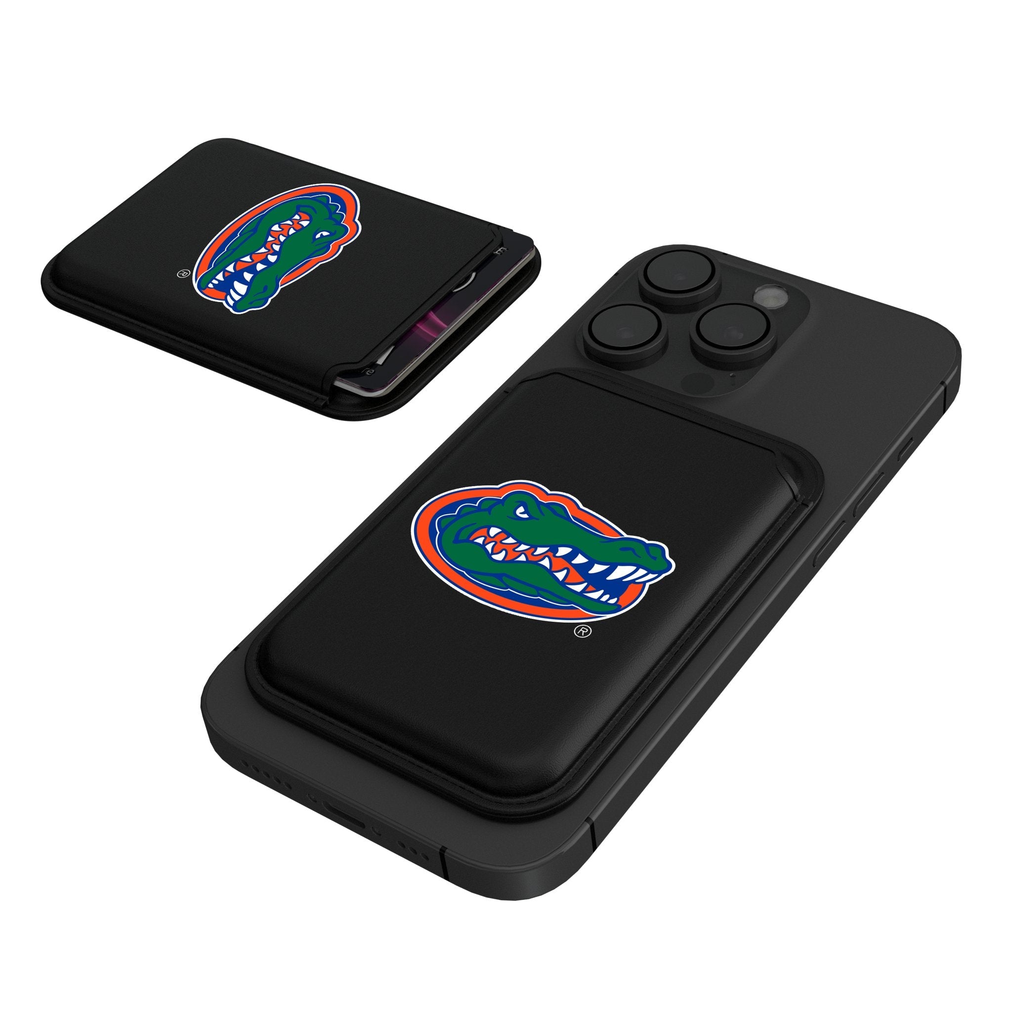 University of Florida Gators Insignia Black Magnetic Credit Card Wallet - Sports Gifts, Sports Memorabilia, Sports Collectibles, Fan Shop