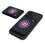 Chicago Cubs Linen Black Magnetic Credit Card Wallet