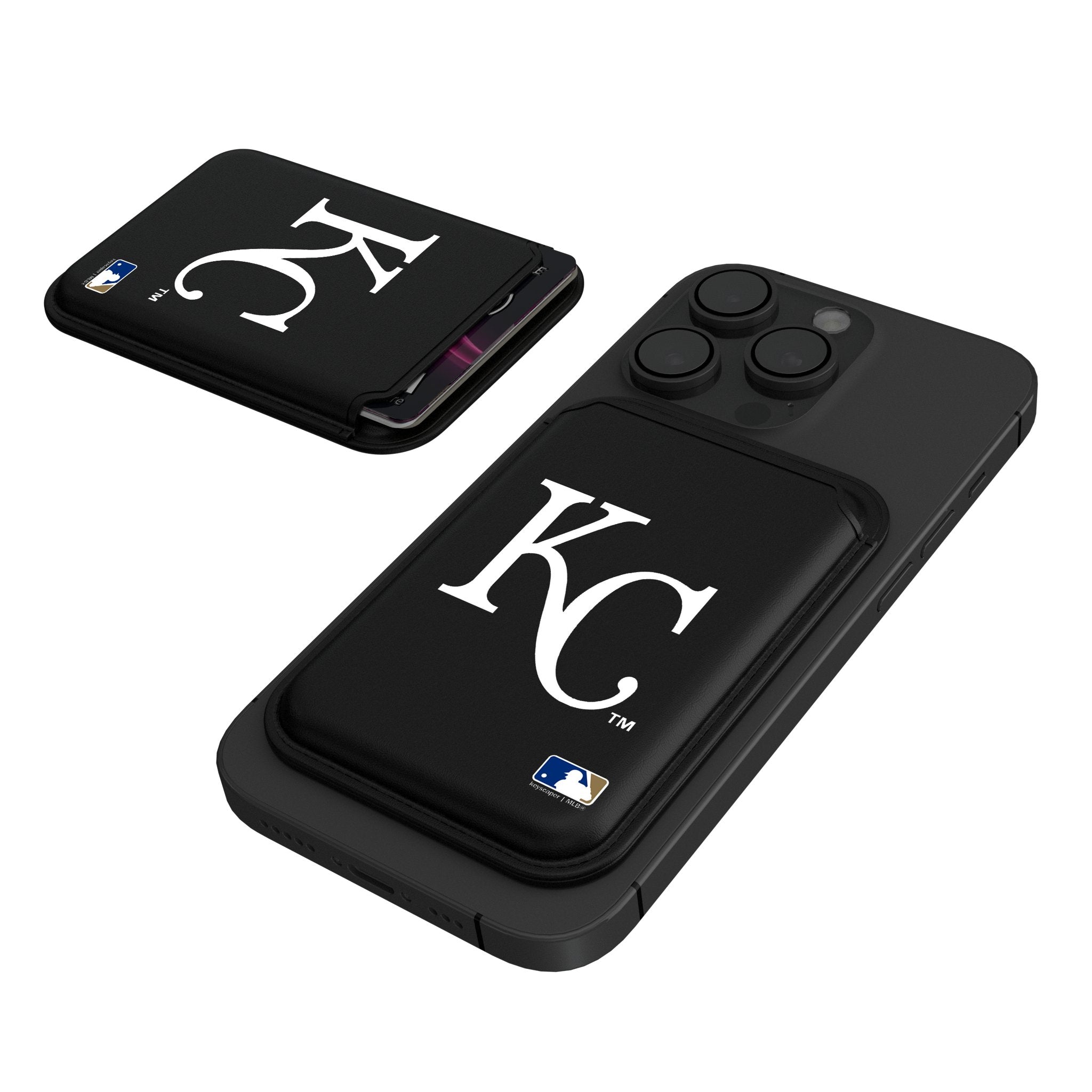 Kansas City Royals Insignia Black Magnetic Credit Card Wallet - Sports Gifts, Sports Memorabilia, Sports Collectibles, Fan Shop