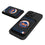 New York Mets Linen Black Magnetic Credit Card Wallet