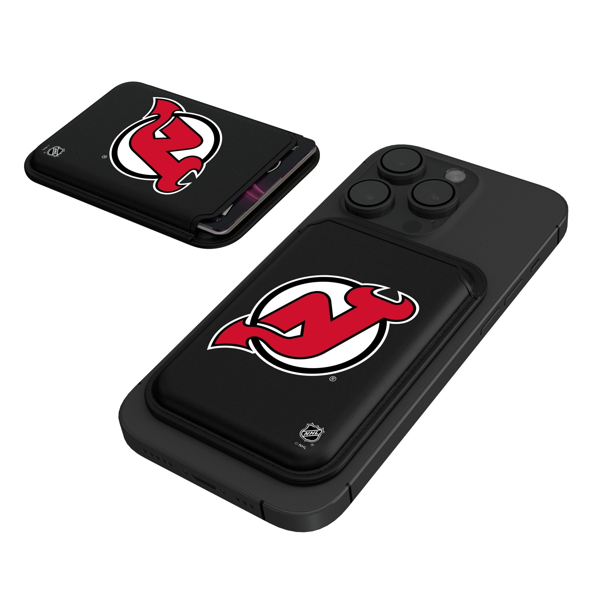 New Jersey Devils Insignia Black Magnetic Credit Card Wallet - Sports Gifts, Sports Memorabilia, Sports Collectibles, Fan Shop