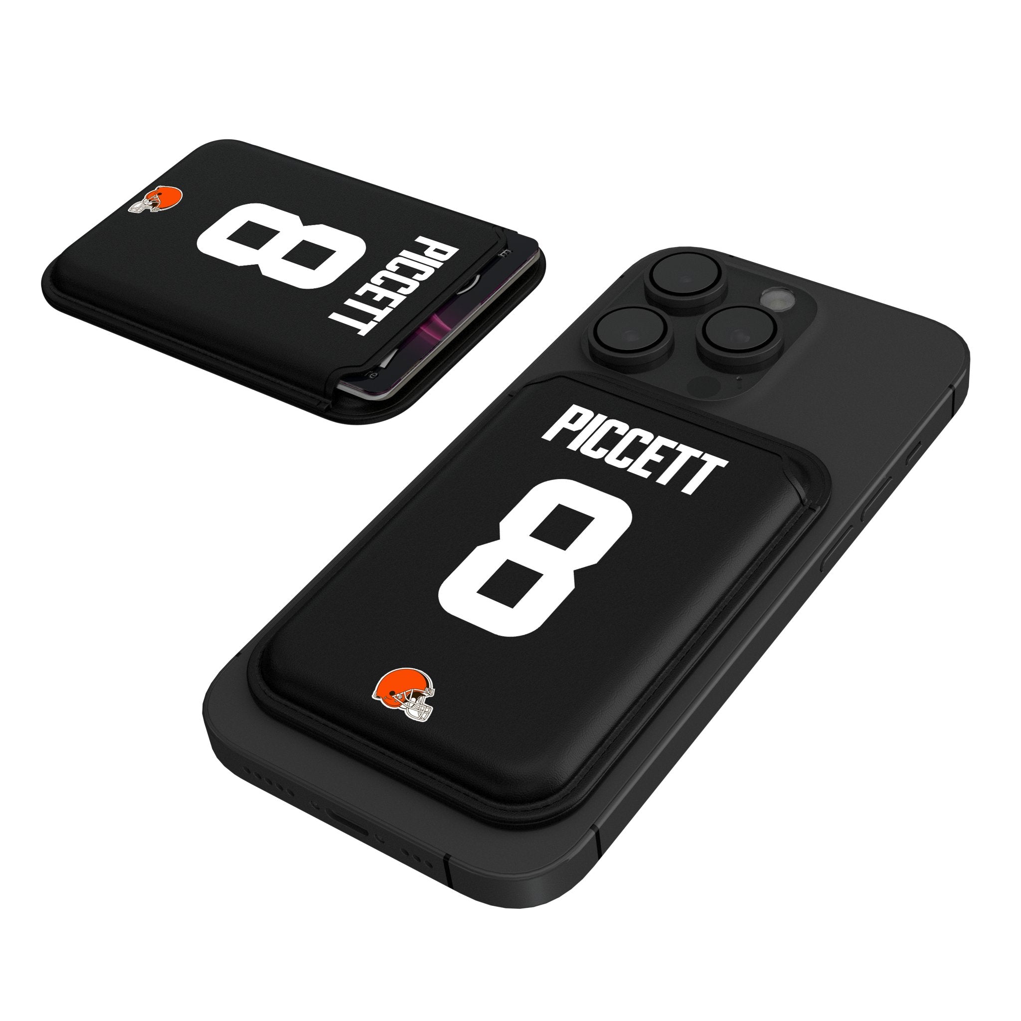 Kenny Pickett Cleveland Browns 8 Game Tactic Black Magnetic Credit Card Wallet - Sports Gifts, Sports Memorabilia, Sports Collectibles, Fan Shop