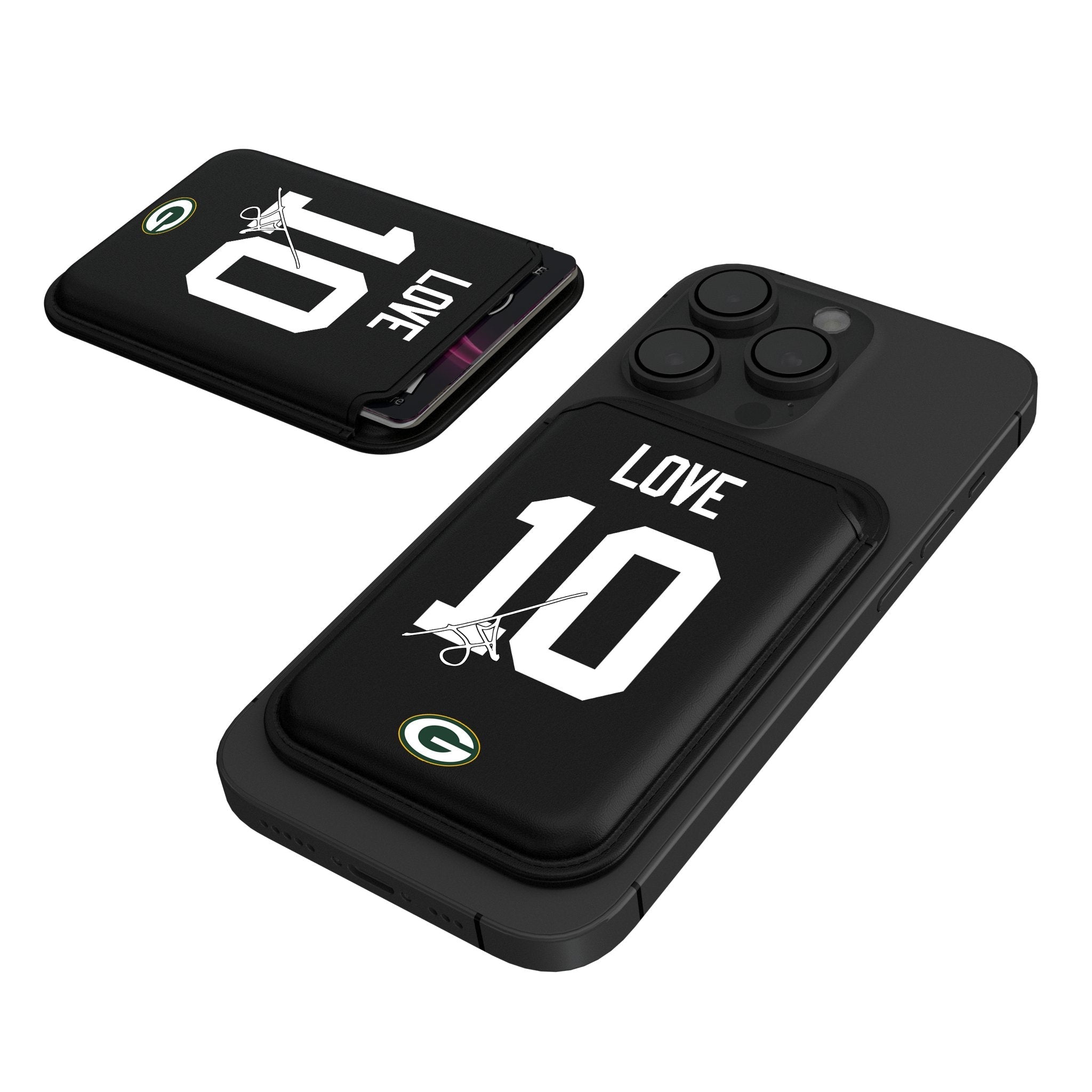 Jordan Love Green Bay Packers 10 Ready Black Magnetic Credit Card Wallet - Sports Gifts, Sports Memorabilia, Sports Collectibles, Fan Shop