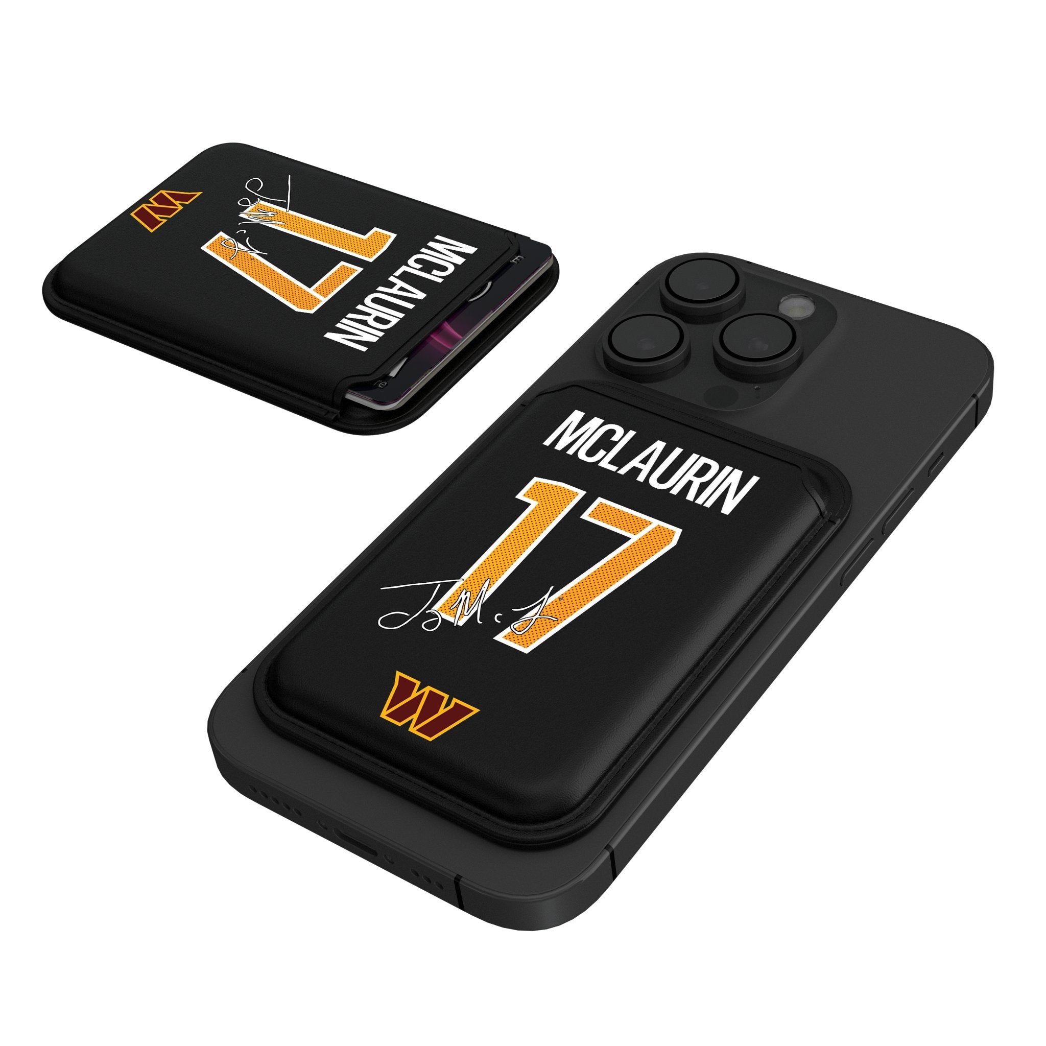 Terry McLaurin Washington Commanders 17 Ready Black Magnetic Credit Card Wallet - Sports Gifts, Sports Memorabilia, Sports Collectibles, Fan Shop