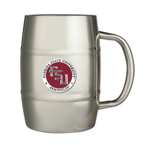 Florida State University FSU Logo Keg Mug - Sports Gifts, Sports Memorabilia, Sports Collectibles, Fan Shop