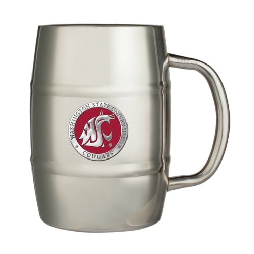 Washington State University Keg Mug - Sports Gifts, Sports Memorabilia, Sports Collectibles, Fan Shop