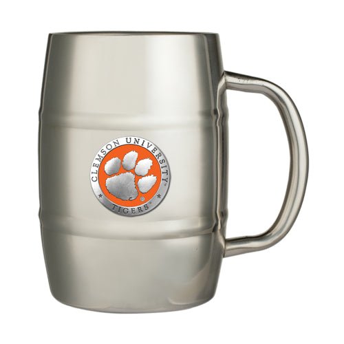 Clemson University Keg Mug - Sports Gifts, Sports Memorabilia, Sports Collectibles, Fan Shop