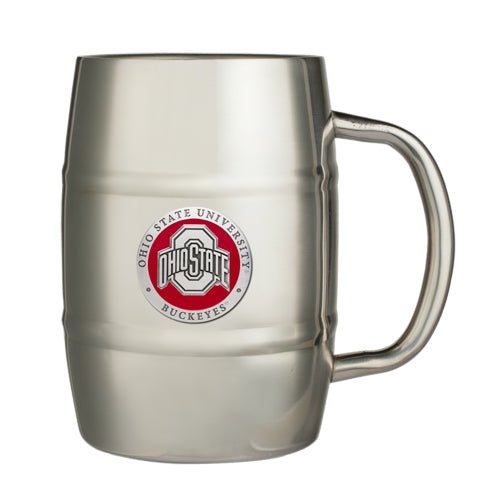 Ohio State University Keg Mug - Sports Gifts, Sports Memorabilia, Sports Collectibles, Fan Shop