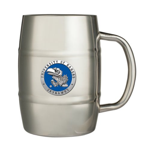 University of Kansas Keg Mug - Sports Gifts, Sports Memorabilia, Sports Collectibles, Fan Shop