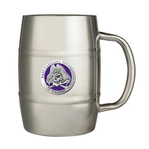 East Carolina University Keg Mug - Sports Gifts, Sports Memorabilia, Sports Collectibles, Fan Shop