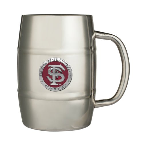 Florida State University FS Logo Keg Mug - Sports Gifts, Sports Memorabilia, Sports Collectibles, Fan Shop
