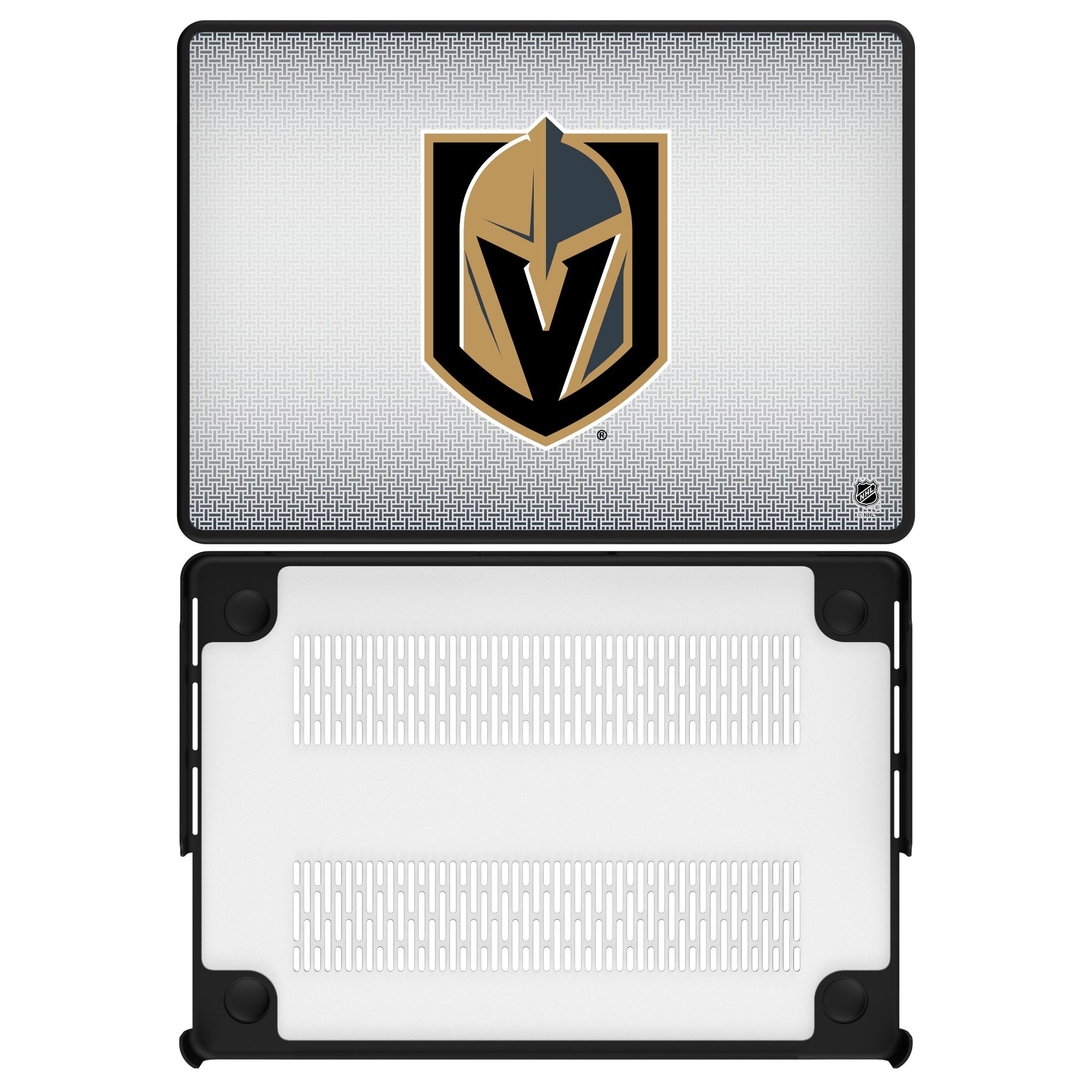 Vegas Golden Knights Linen Laptop Case for Apple MacBook - Sports Gifts, Sports Memorabilia, Sports Collectibles, Fan Shop