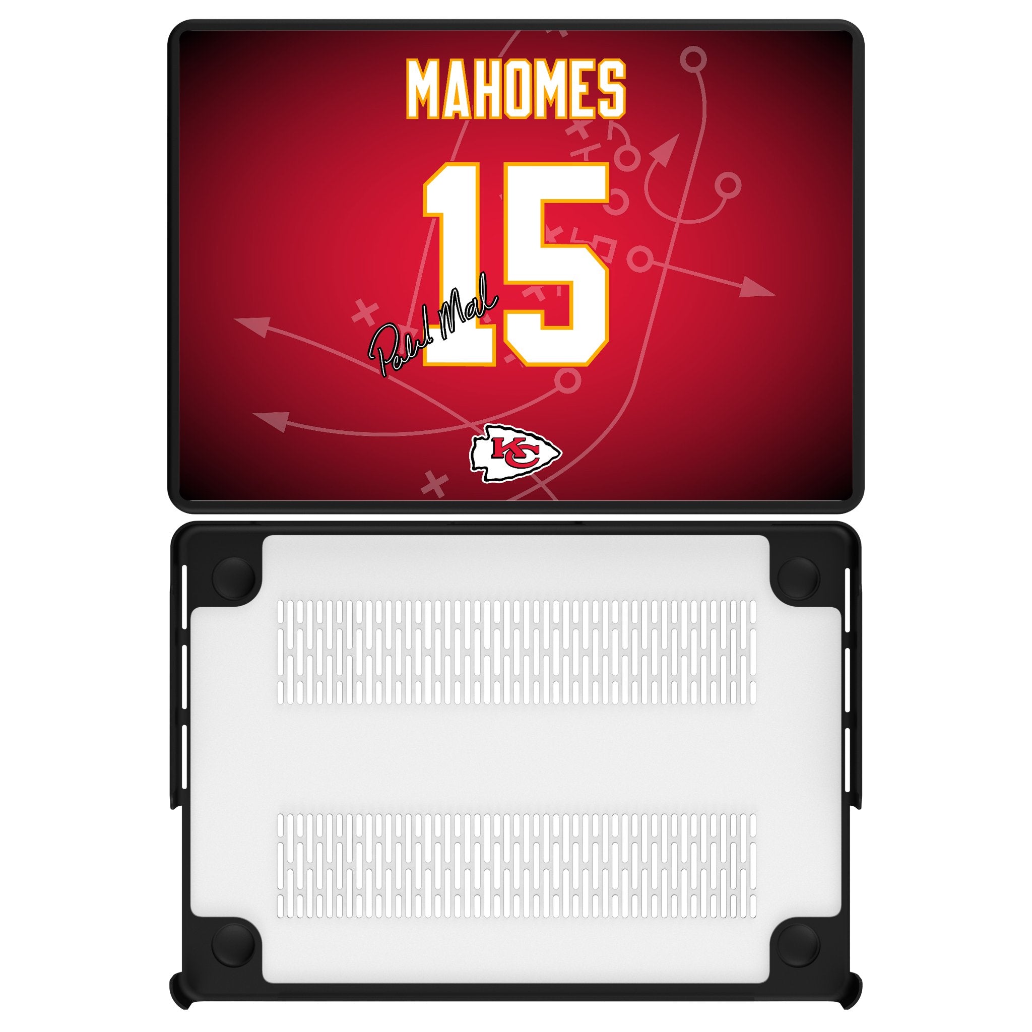 Patrick Mahomes Kansas City Chiefs 15 Game Tactic Laptop Case for Apple MacBook - Sports Gifts, Sports Memorabilia, Sports Collectibles, Fan Shop