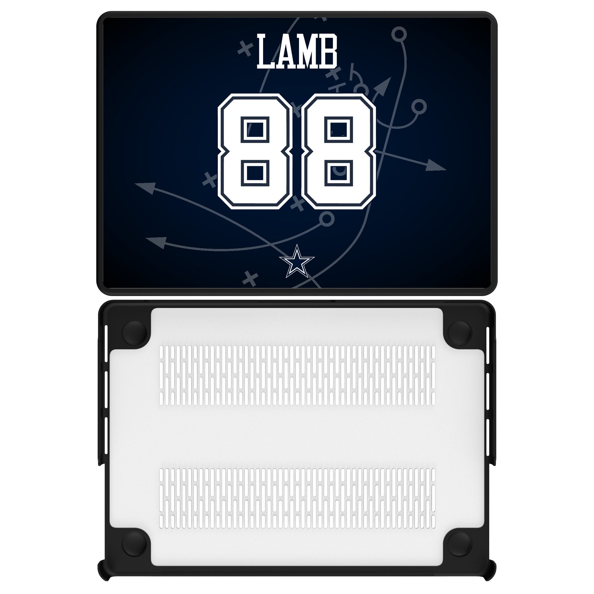 CeeDee Lamb Dallas Cowboys 88 Game Tactic Laptop Case for Apple MacBook - Sports Gifts, Sports Memorabilia, Sports Collectibles, Fan Shop
