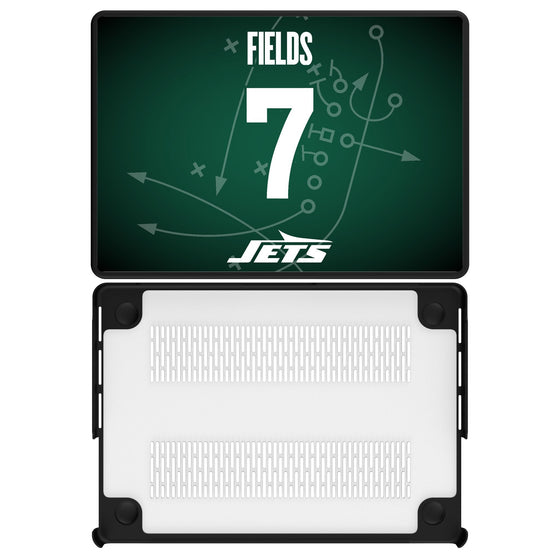 Justin Fields New York Jets 7 Game Tactic Laptop Case for Apple MacBook - Sports Gifts, Sports Memorabilia, Sports Collectibles, Fan Shop