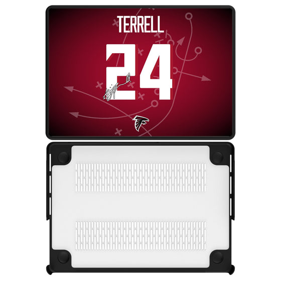 A.J. Terrell Atlanta Falcons 24 Game Tactic Laptop Case for Apple MacBook - Sports Gifts, Sports Memorabilia, Sports Collectibles, Fan Shop