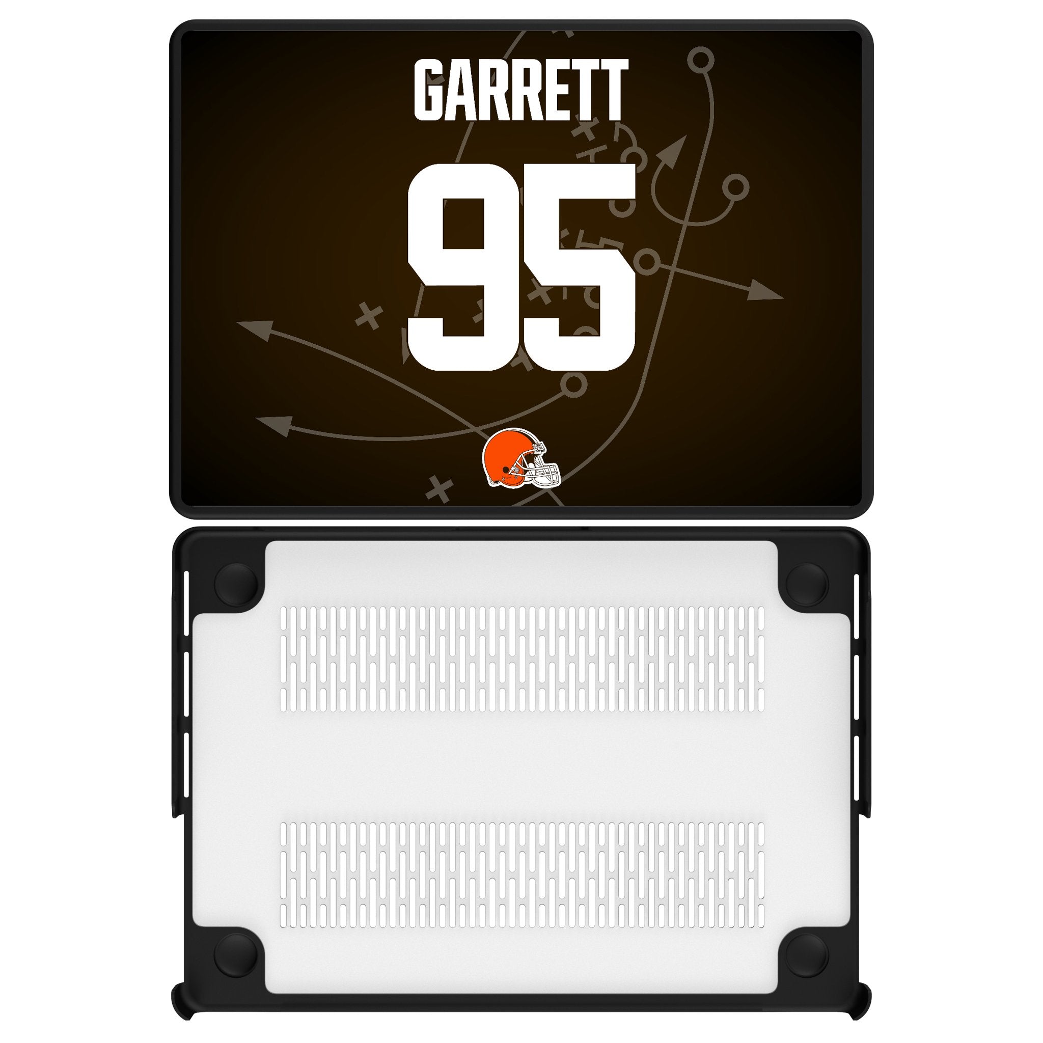 Myles Garrett Cleveland Browns 95 Game Tactic Laptop Case for Apple MacBook - Sports Gifts, Sports Memorabilia, Sports Collectibles, Fan Shop