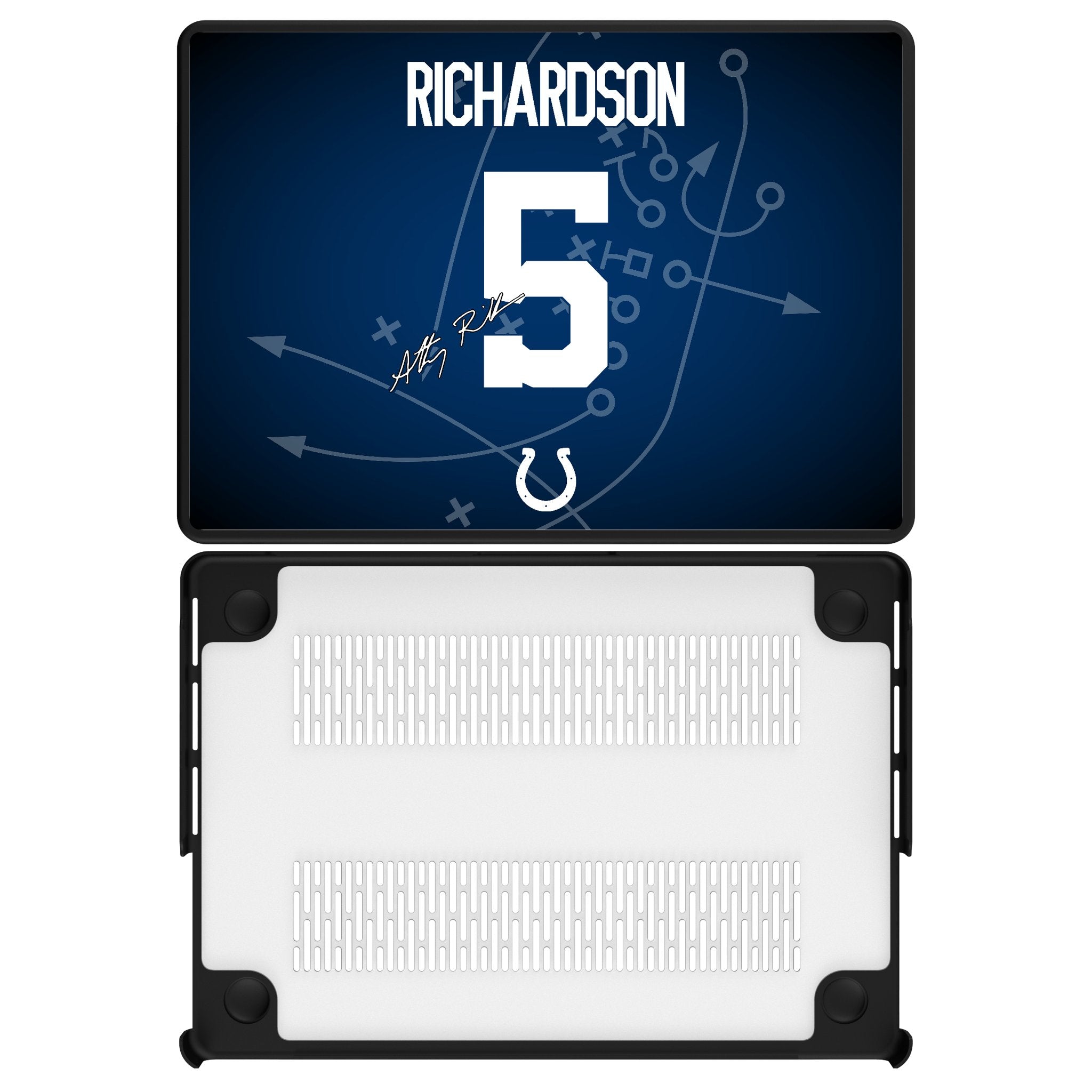 Anthony Richardson Indianapolis Colts 5 Game Tactic Laptop Case for Apple MacBook - Sports Gifts, Sports Memorabilia, Sports Collectibles, Fan Shop
