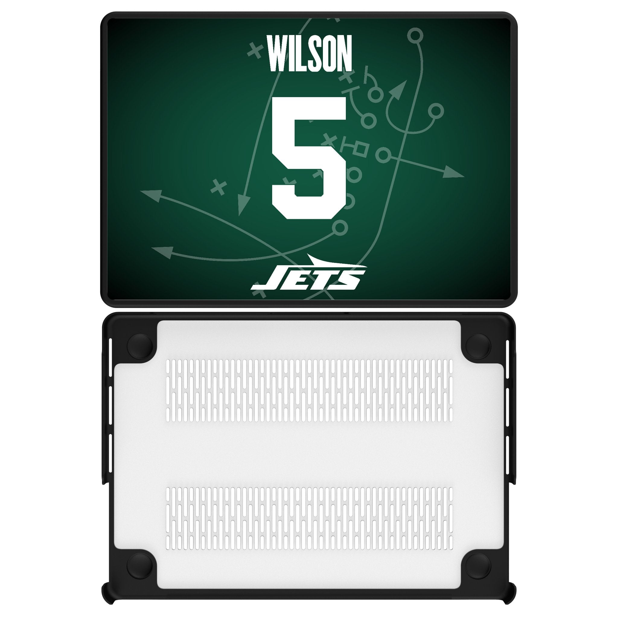 Garrett Wilson New York Jets 5 Game Tactic Laptop Case for Apple MacBook - Sports Gifts, Sports Memorabilia, Sports Collectibles, Fan Shop