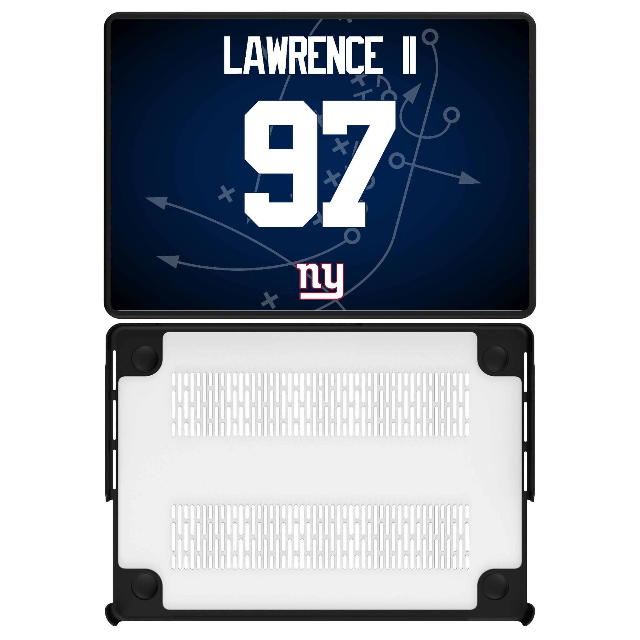 Dexter Lawrence II New York Giants 97 Game Tactic Laptop Case for Apple MacBook - Sports Gifts, Sports Memorabilia, Sports Collectibles, Fan Shop