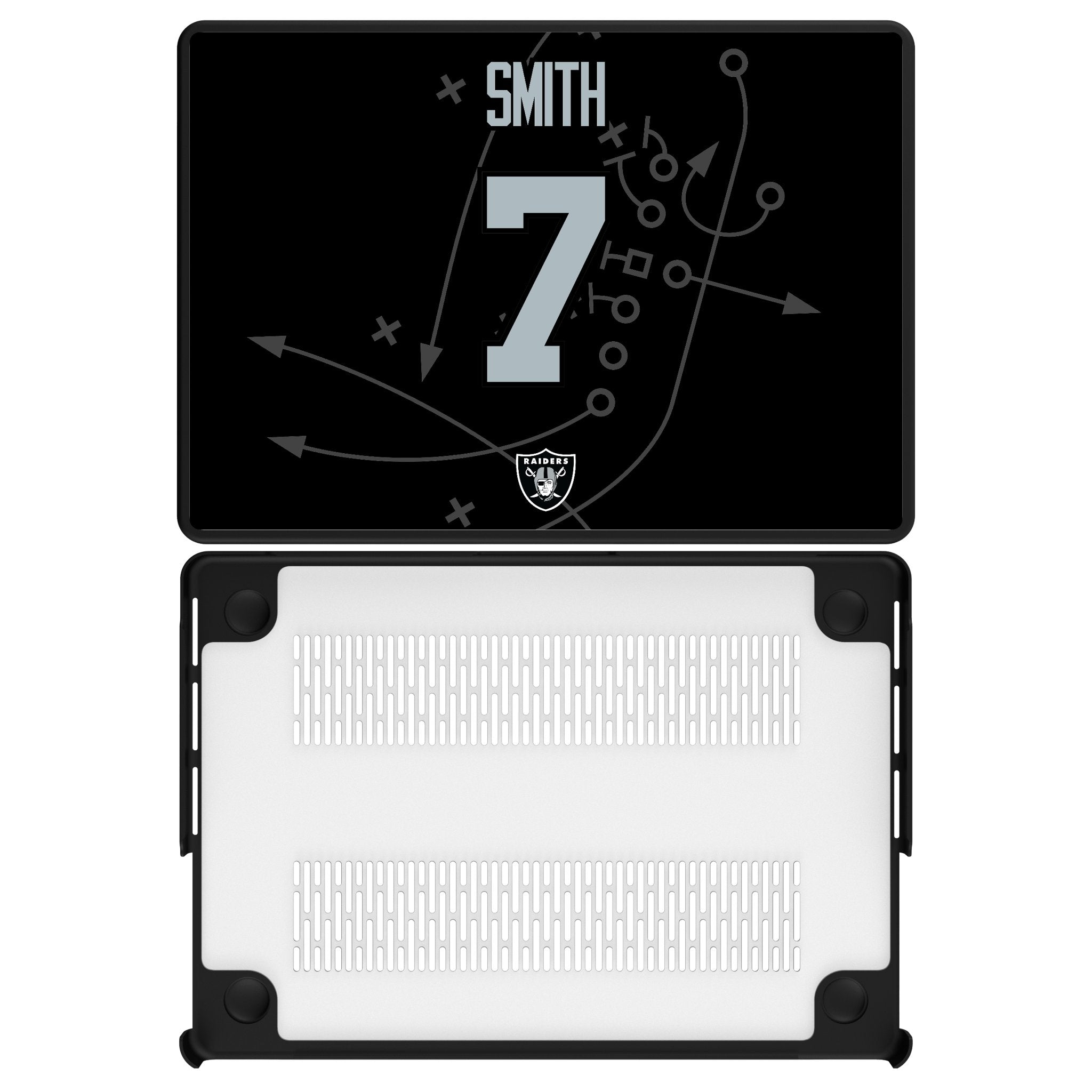 Geno Smith Las Vegas Raiders 7 Game Tactic Laptop Case for Apple MacBook - Sports Gifts, Sports Memorabilia, Sports Collectibles, Fan Shop