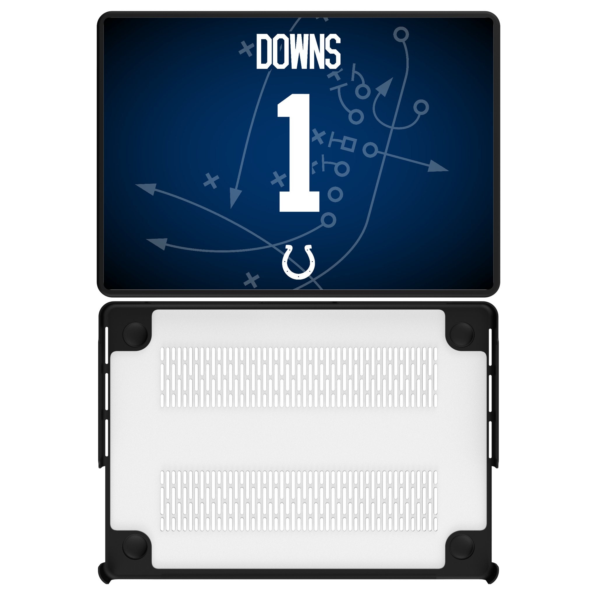 Josh Downs Indianapolis Colts 1 Game Tactic Laptop Case for Apple MacBook - Sports Gifts, Sports Memorabilia, Sports Collectibles, Fan Shop
